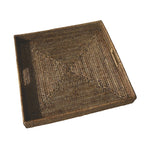 Kare Rattan Servis Tepsisi