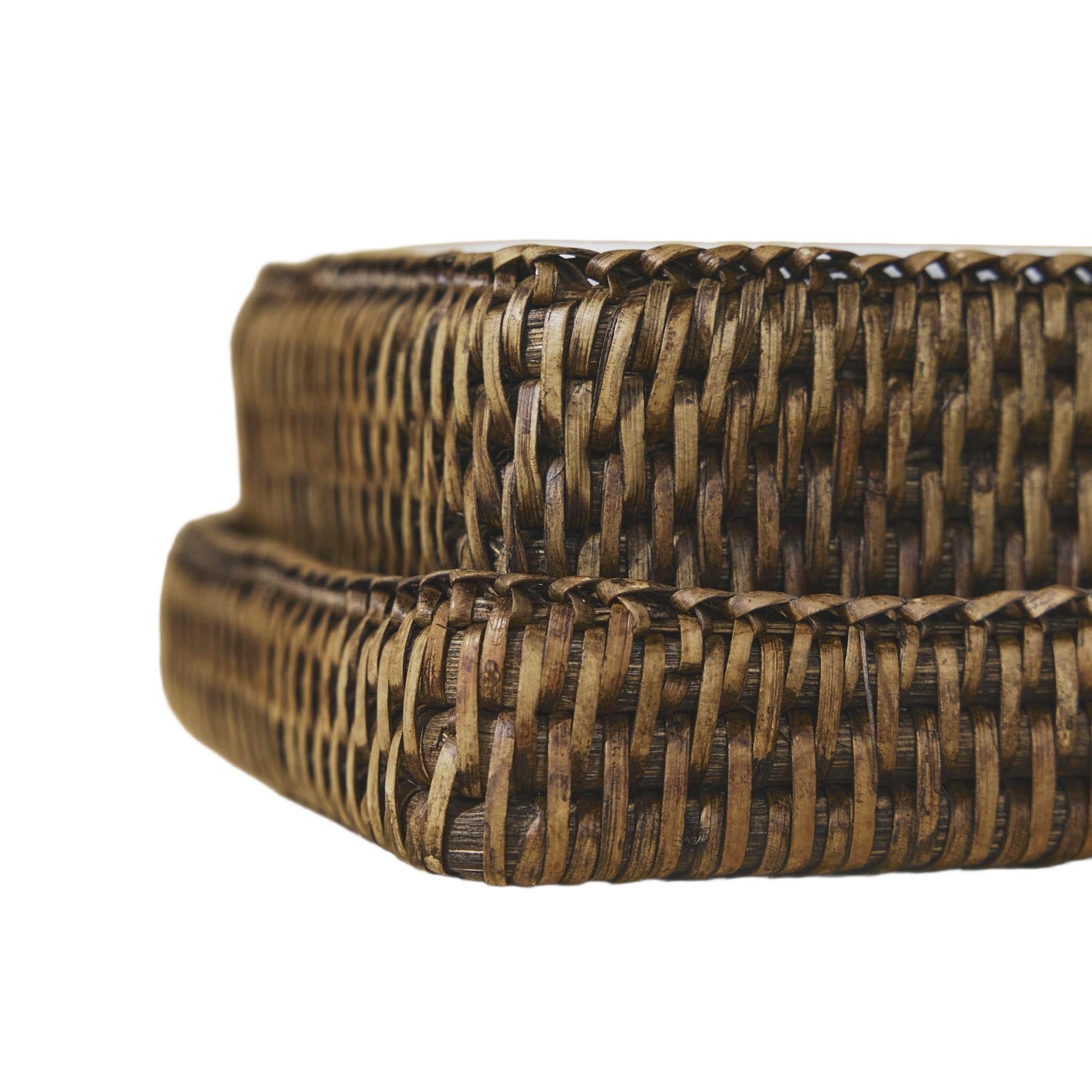Rattan Üçlü Servis Seti