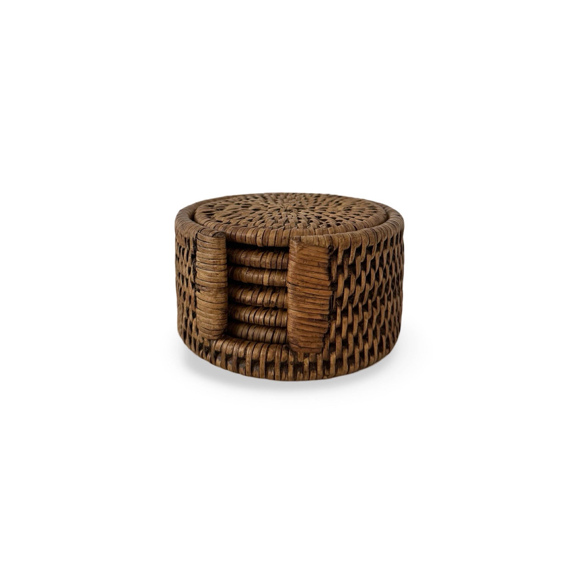 Rattan Bardak Altlığı (6'lı Set)