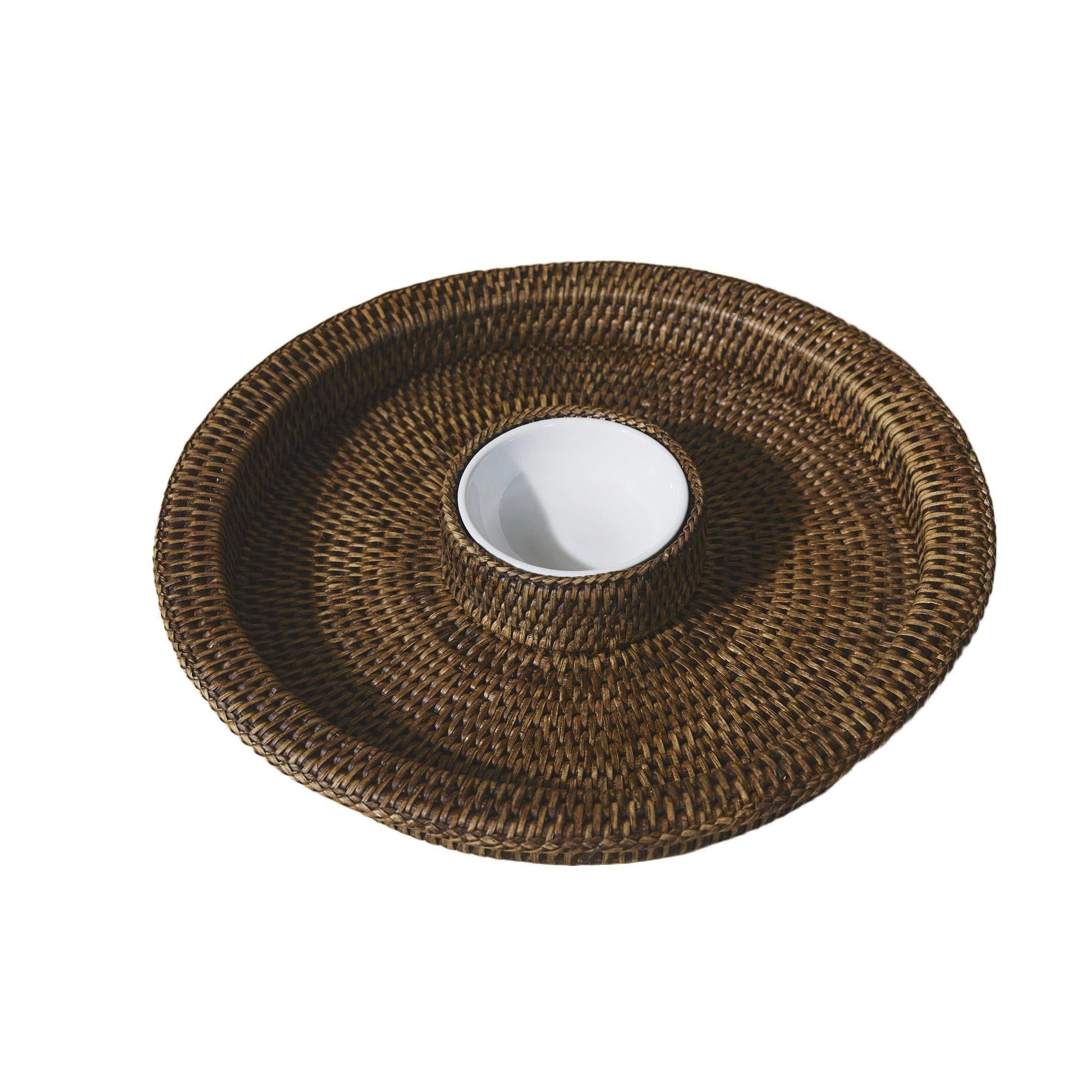 Rattan Atıştırmalık Tepsi