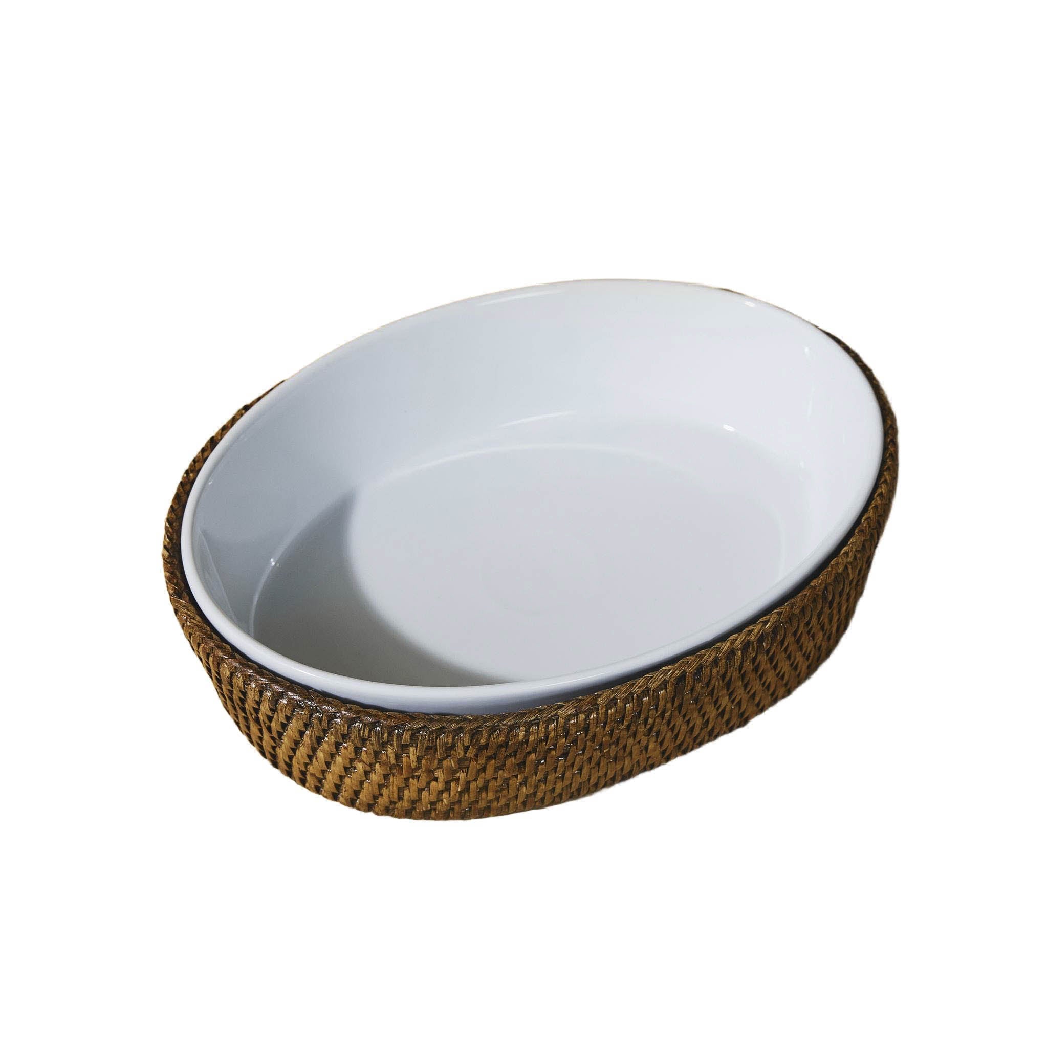 Elips Rattan Fırın Kabı