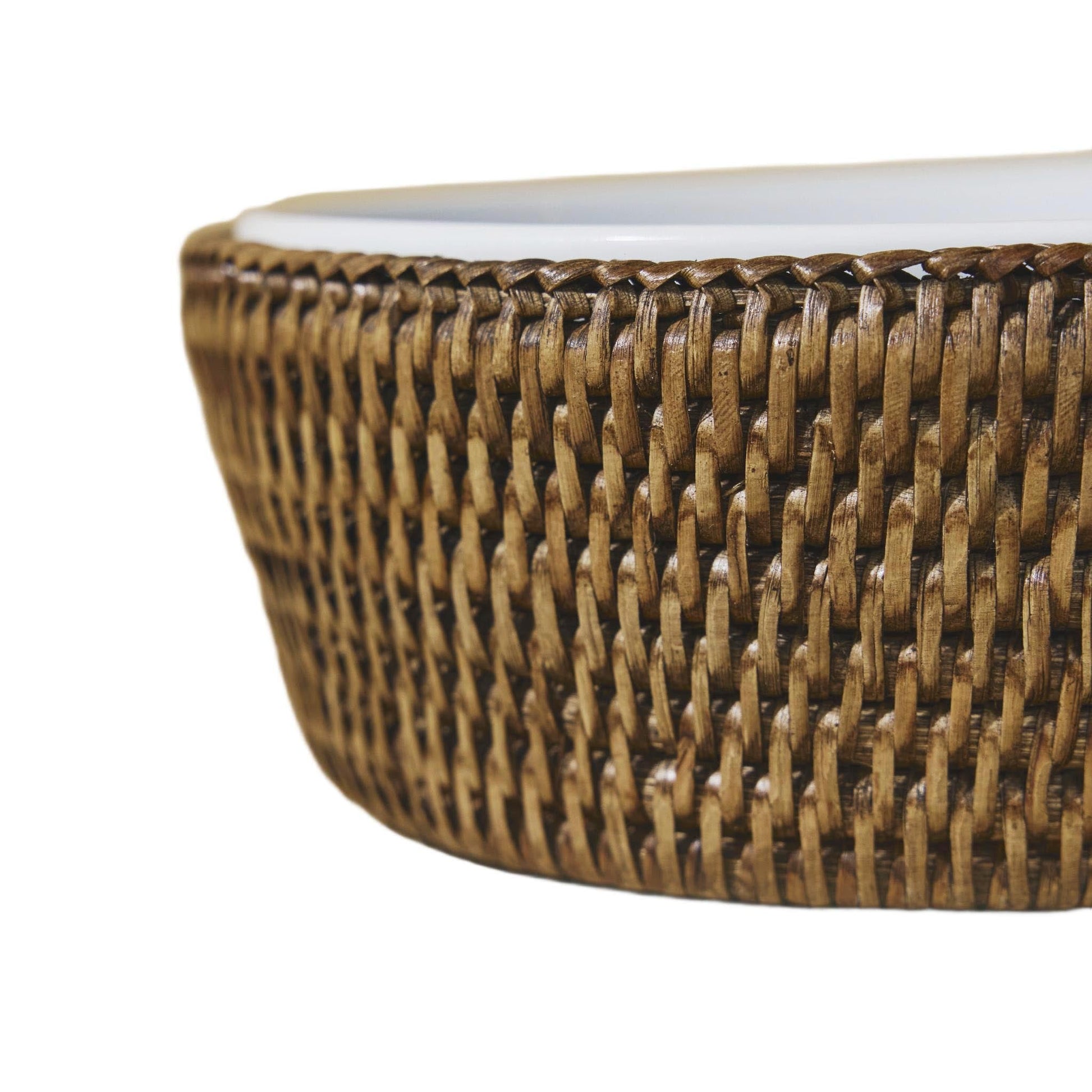 Elips Rattan Fırın Kabı