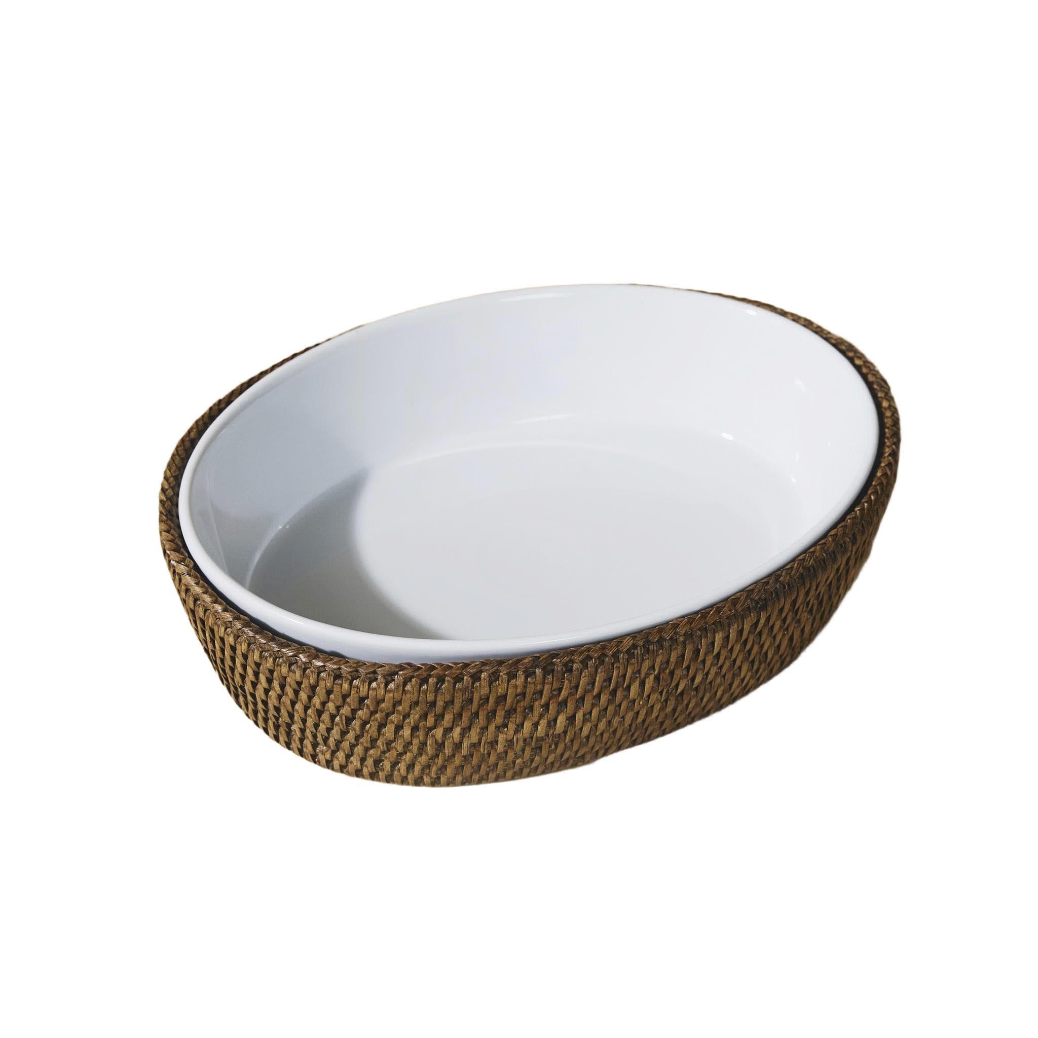 Elips Rattan Fırın Kabı