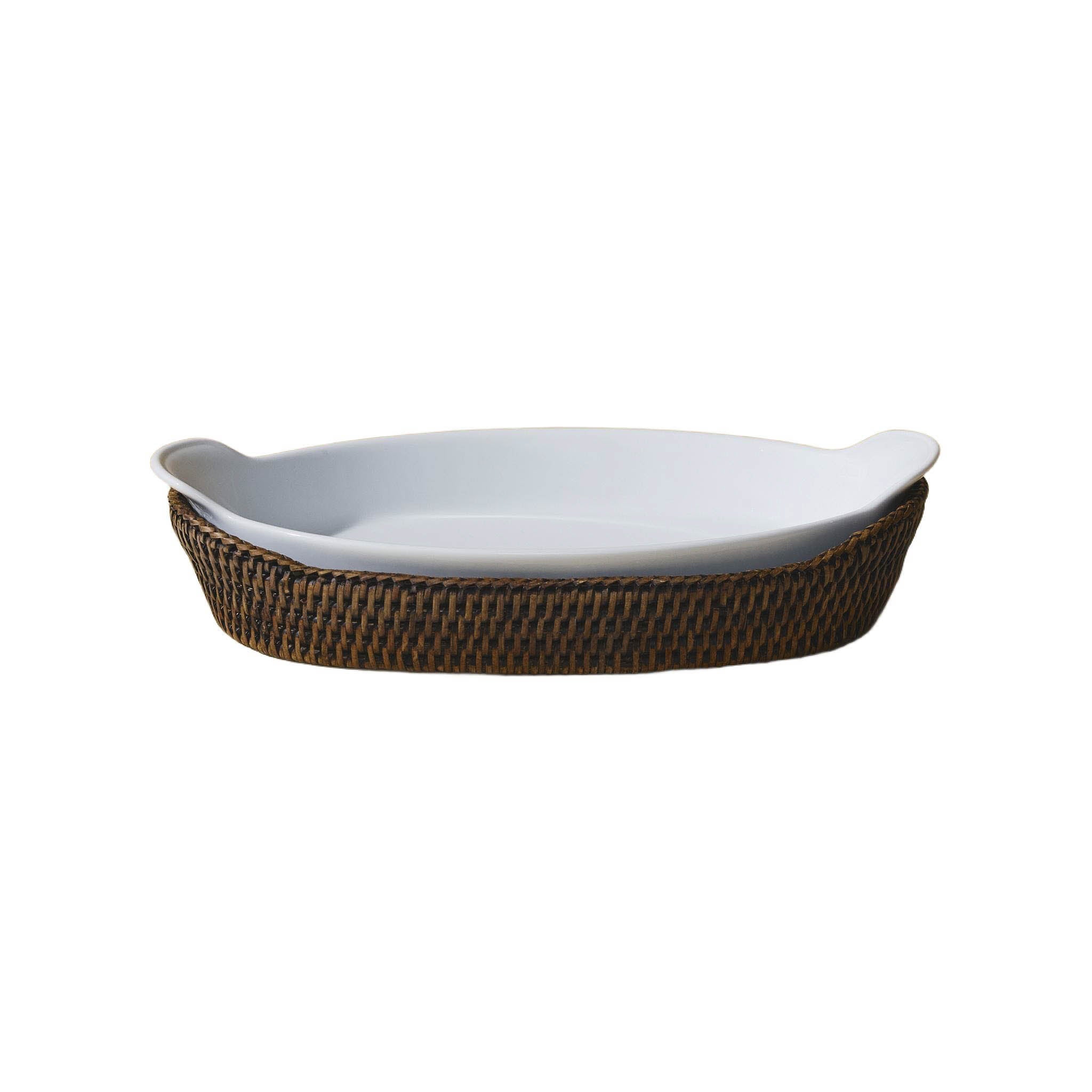 Gondol Rattan Fırın Kabı