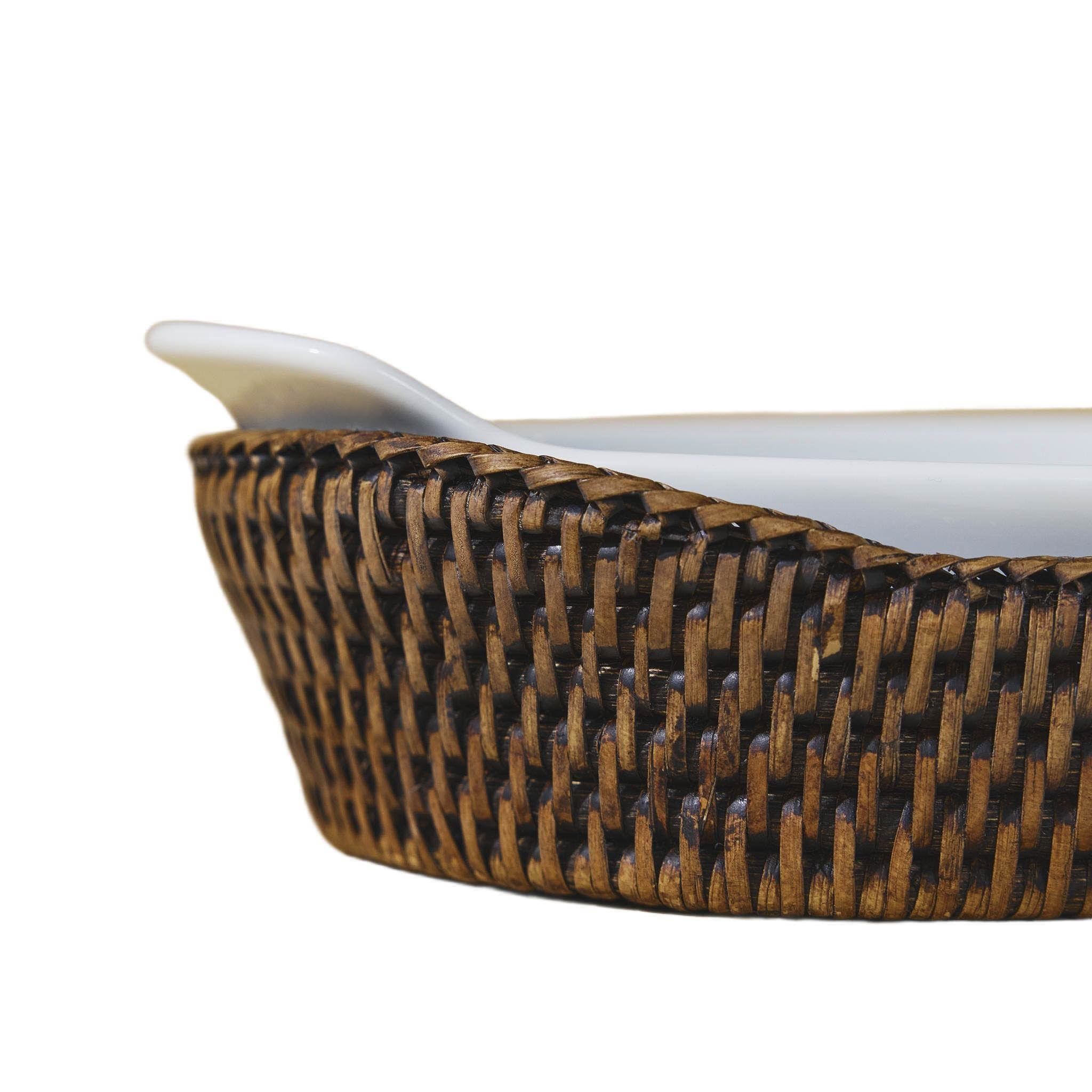 Gondol Rattan Fırın Kabı