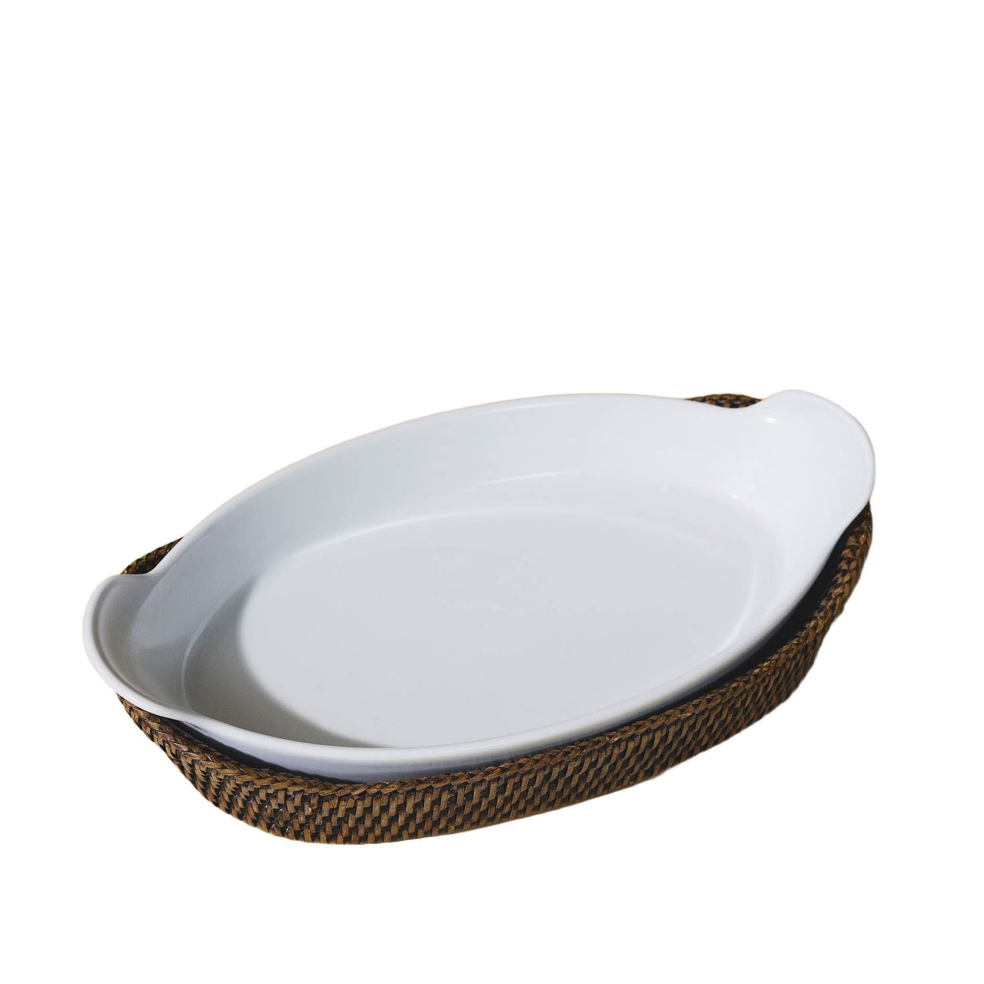Gondol Rattan Fırın Kabı