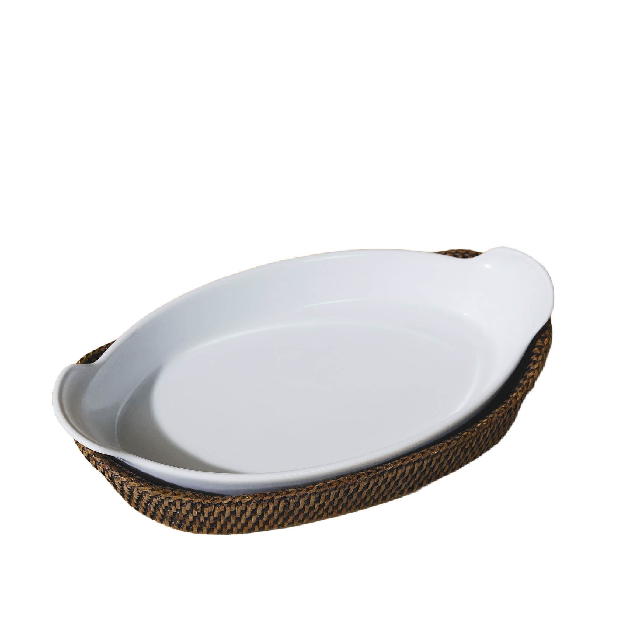 Gondol Rattan Fırın Kabı