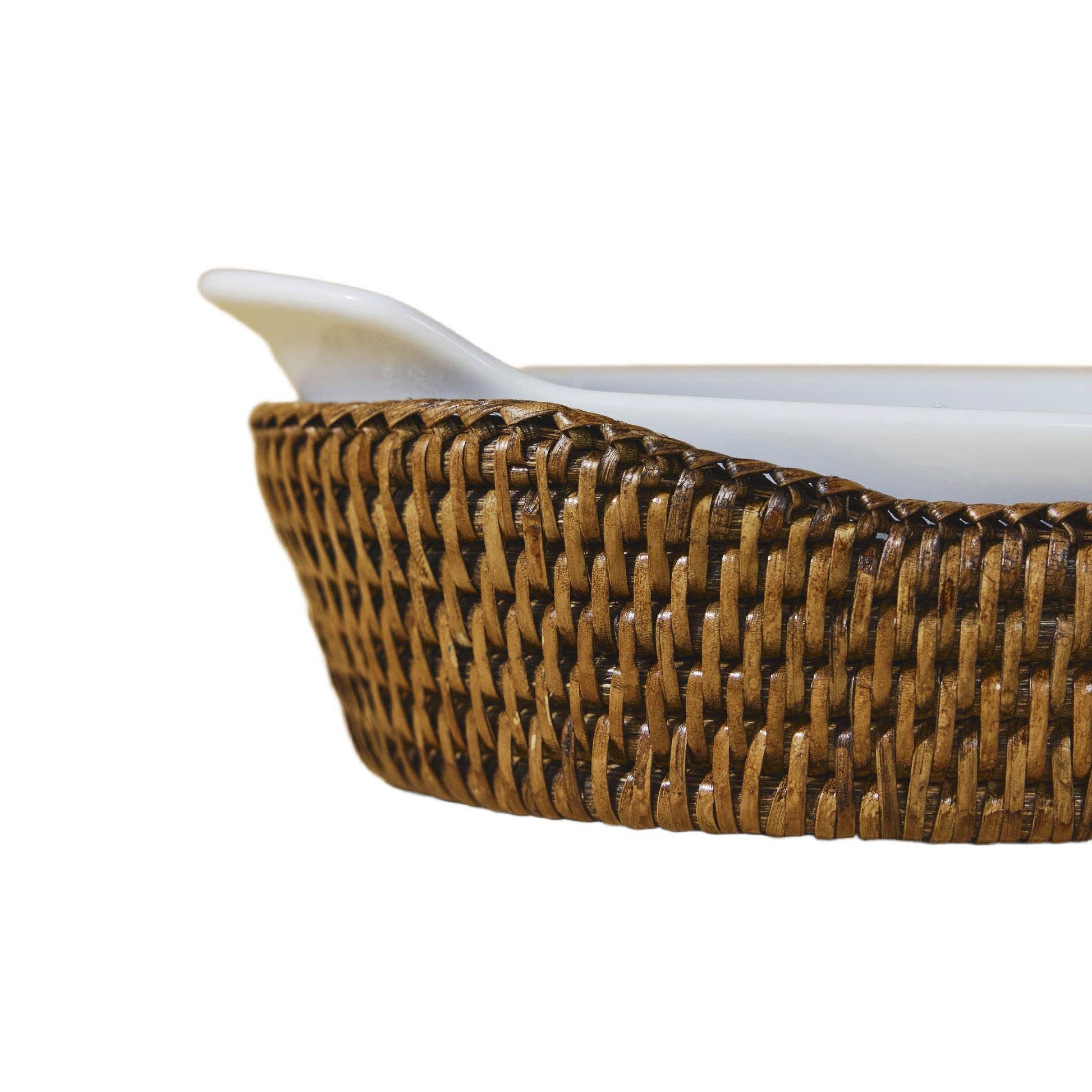 Gondol Rattan Fırın Kabı
