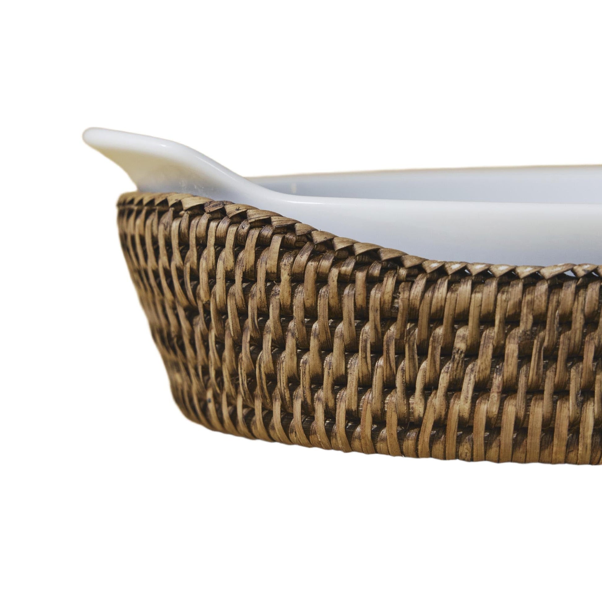 Gondol Rattan Fırın Kabı
