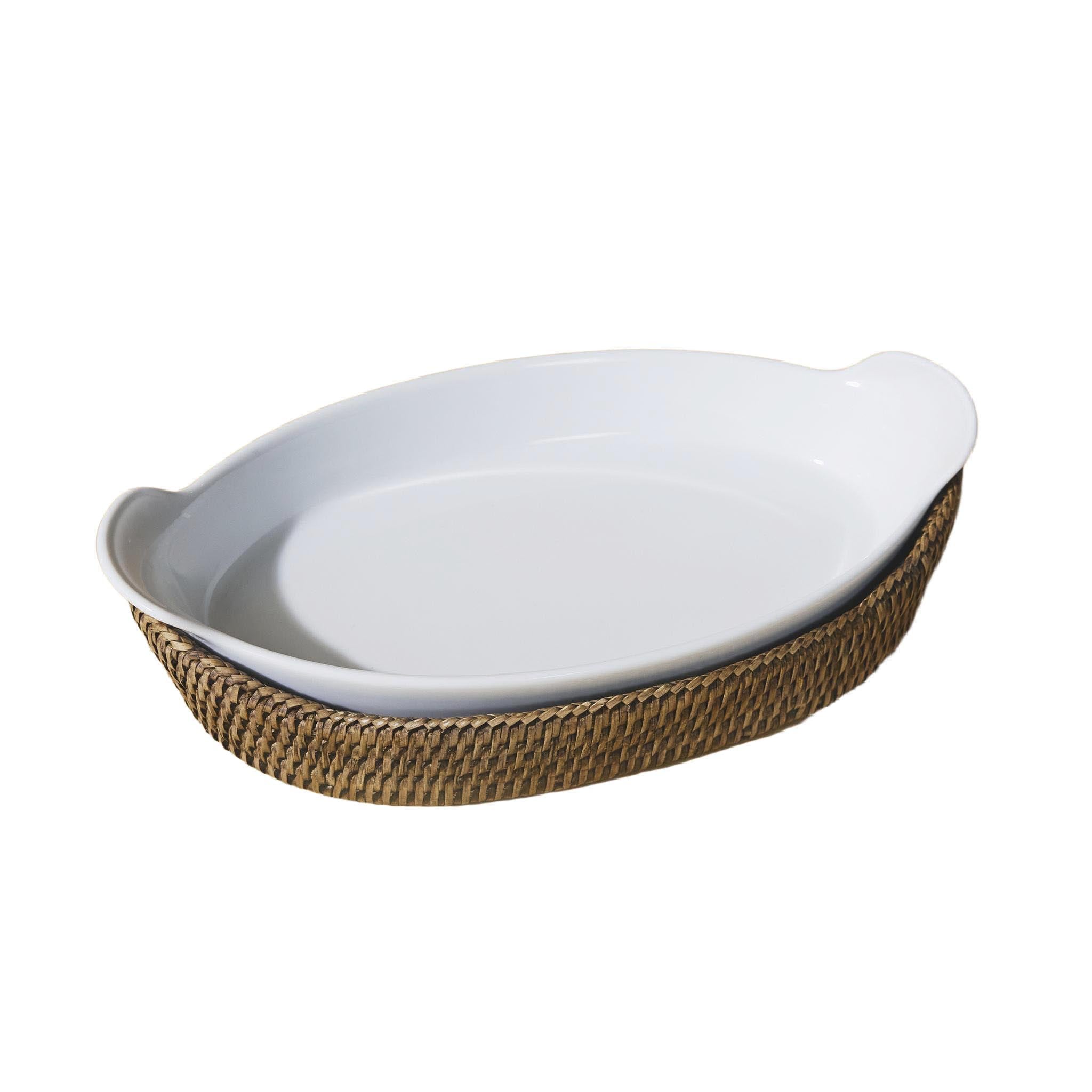 Gondol Rattan Fırın Kabı
