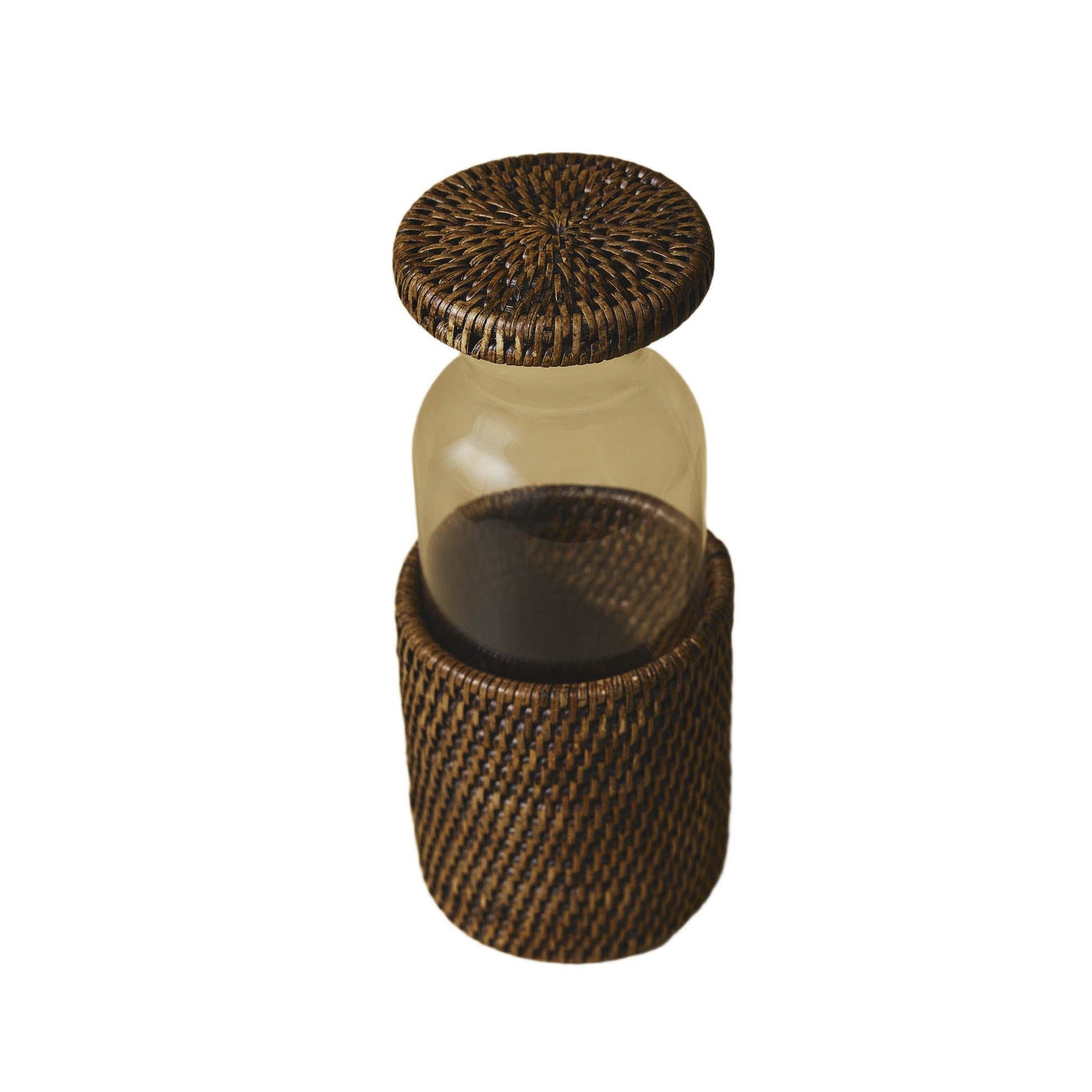 Vintage Rattan Sürahi