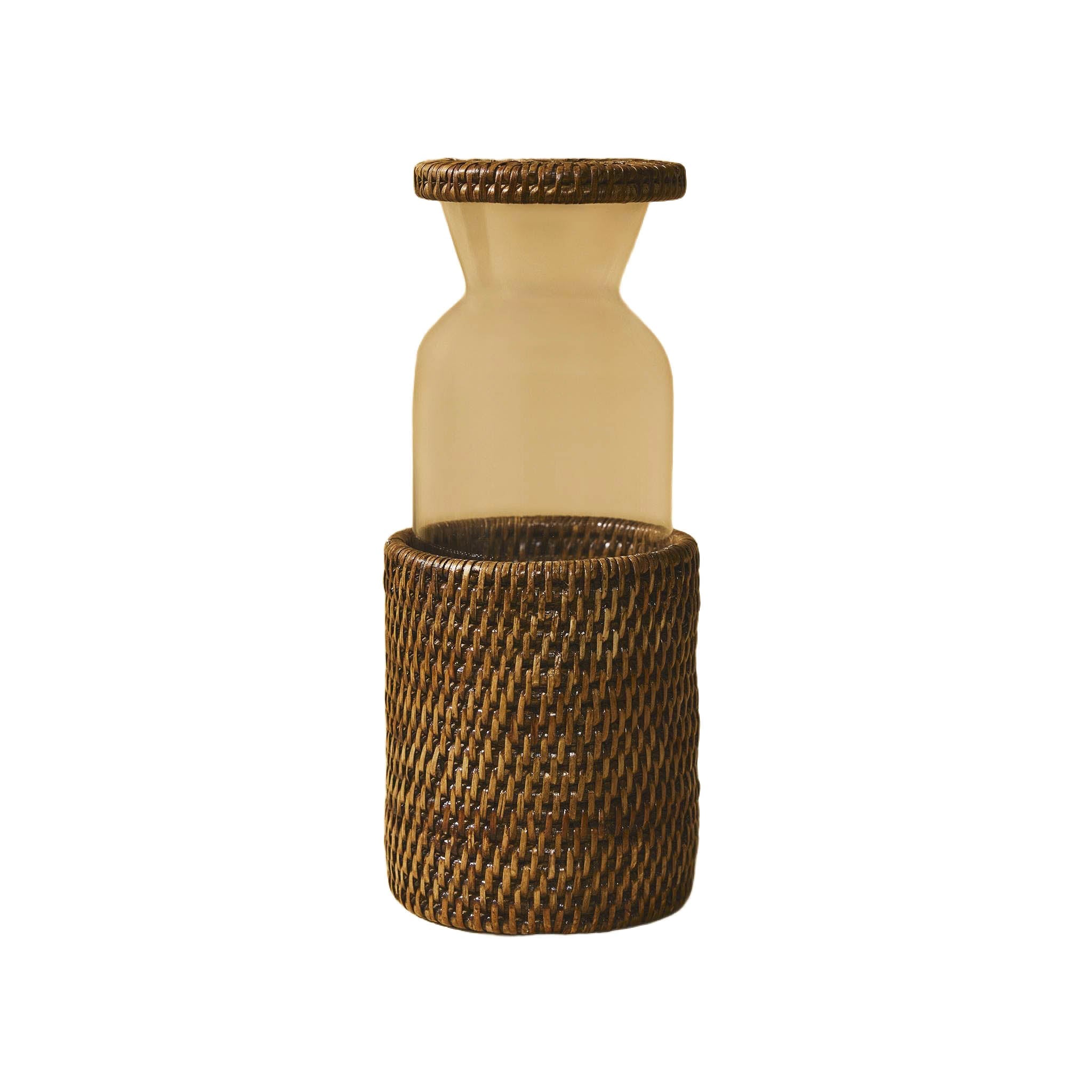 Vintage Rattan Sürahi
