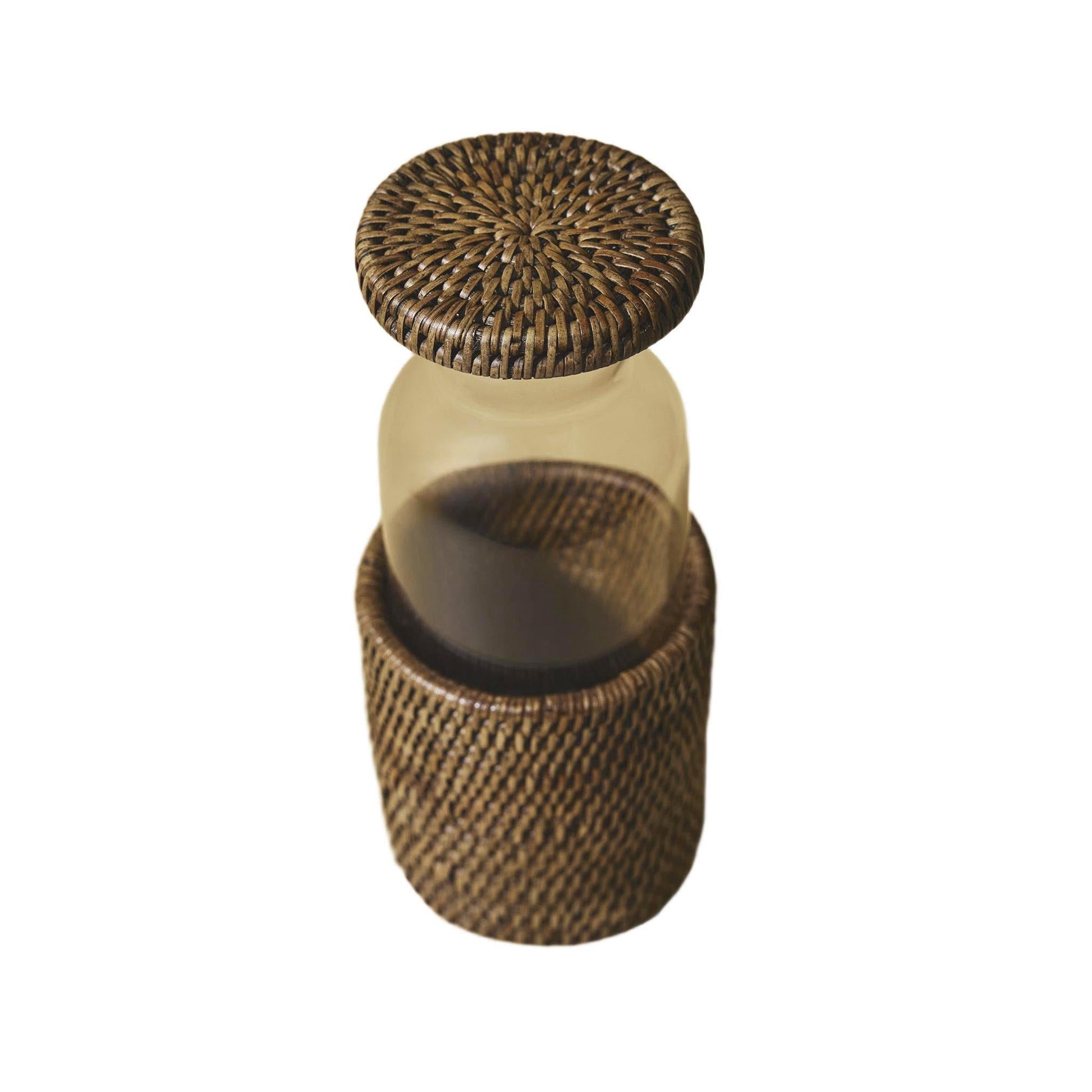 Vintage Rattan Sürahi