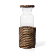 Vintage Rattan Pitcher