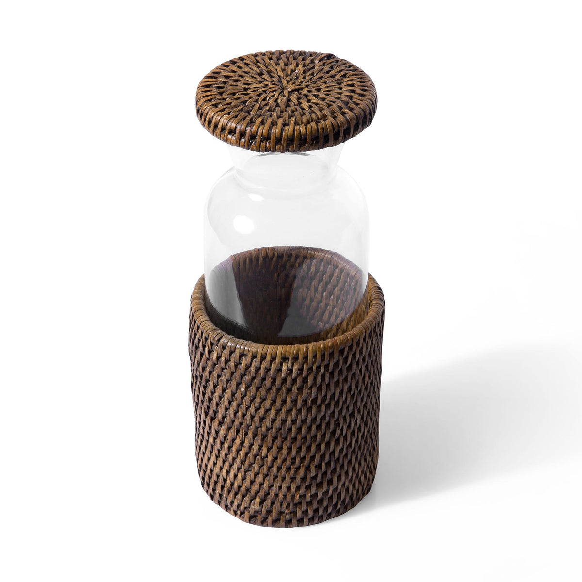 Vintage Rattan Pitcher