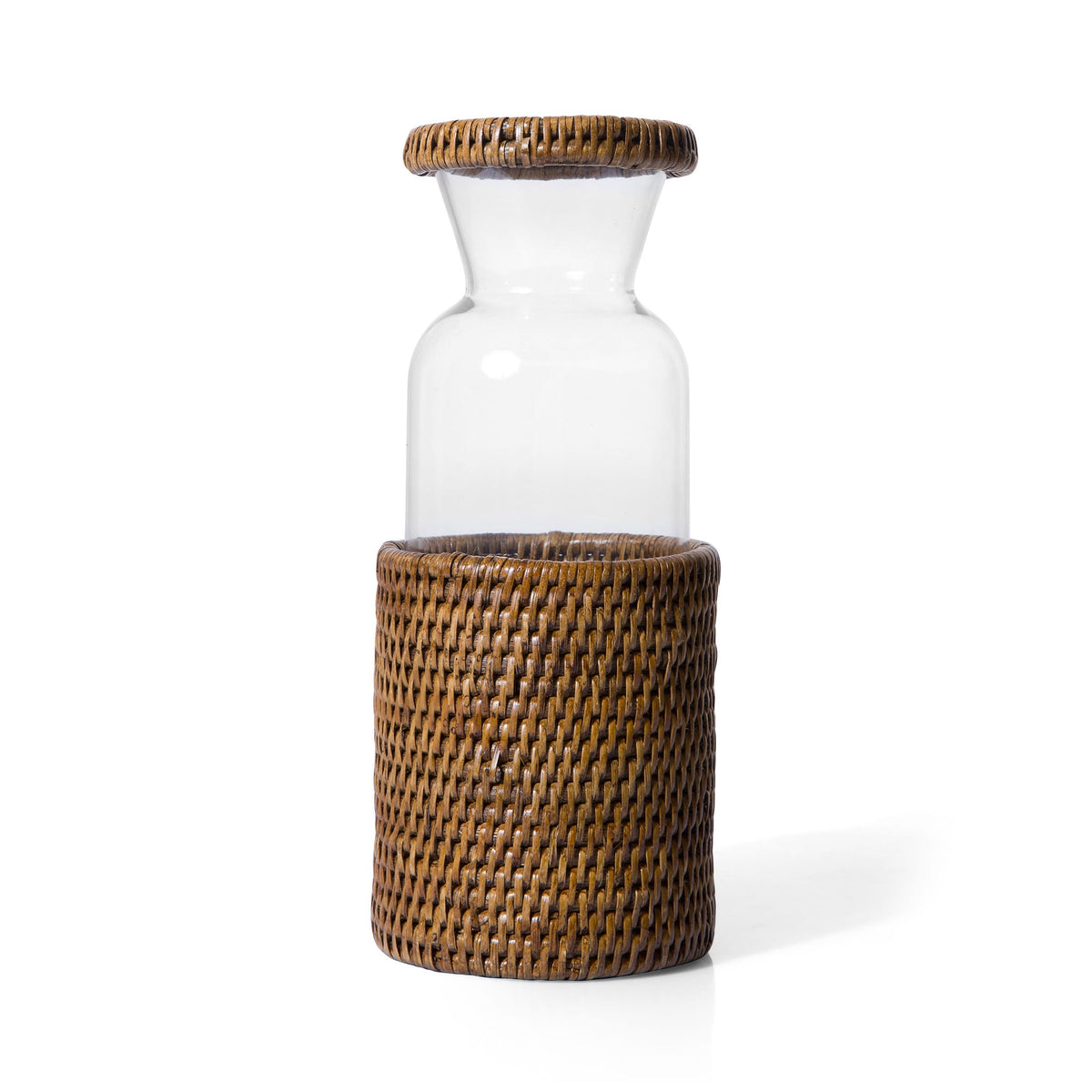 Vintage Rattan Pitcher