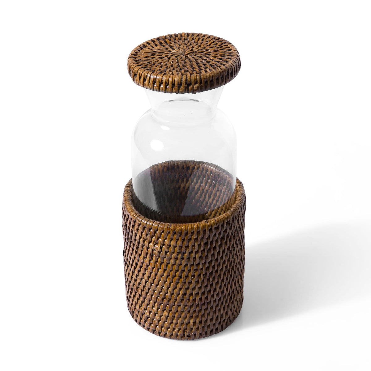 Vintage Rattan Pitcher