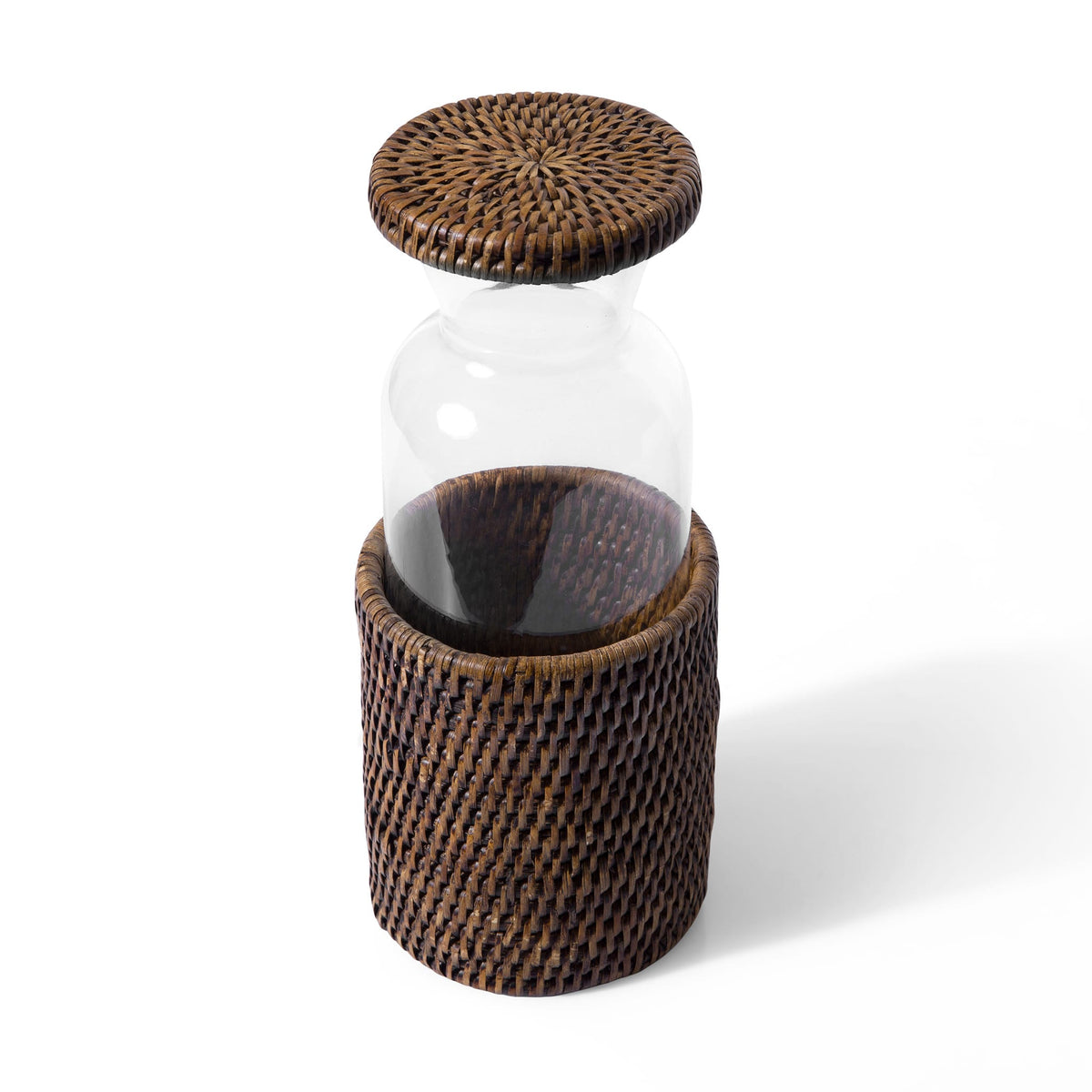 Vintage Rattan Pitcher