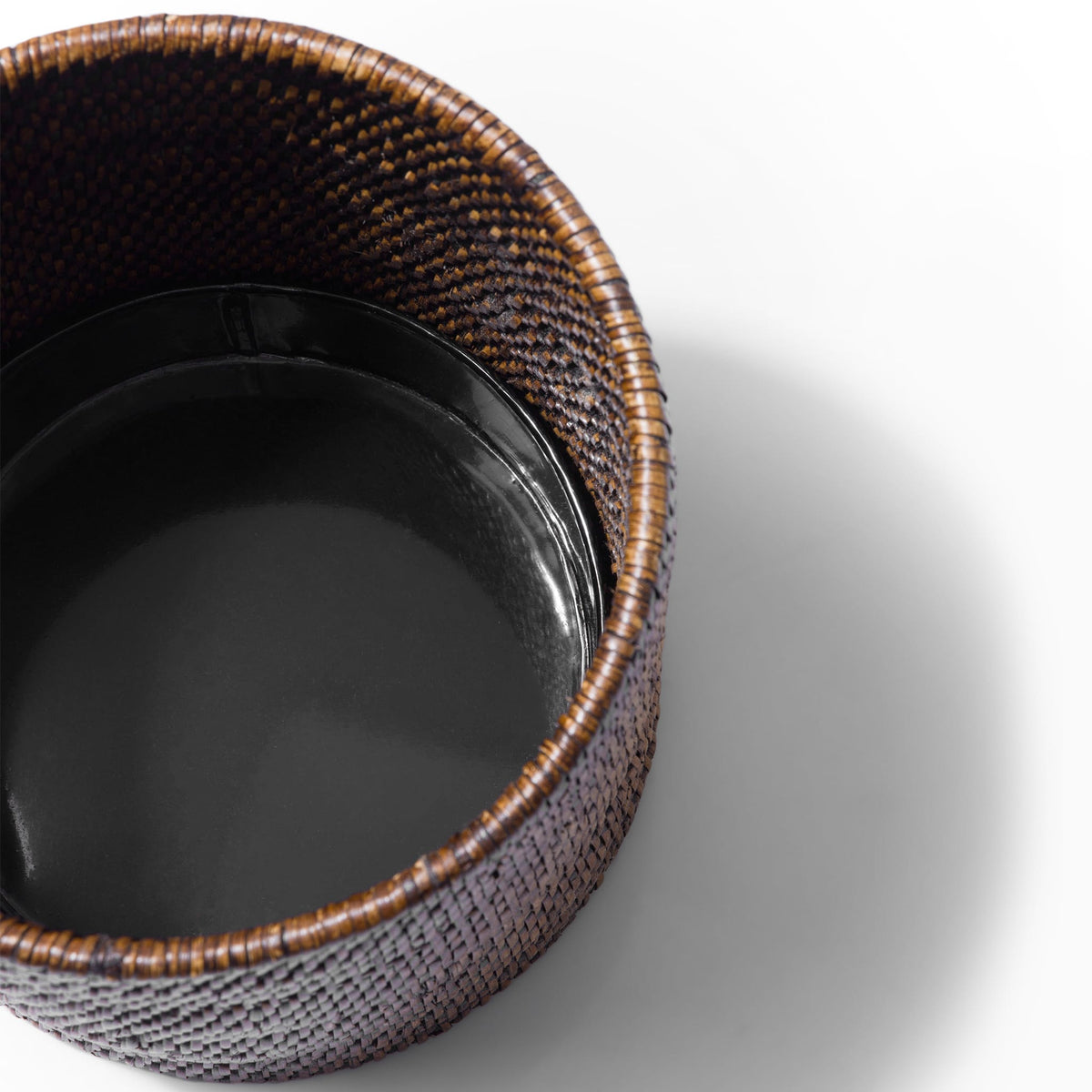 Long Rattan Basket With Lid