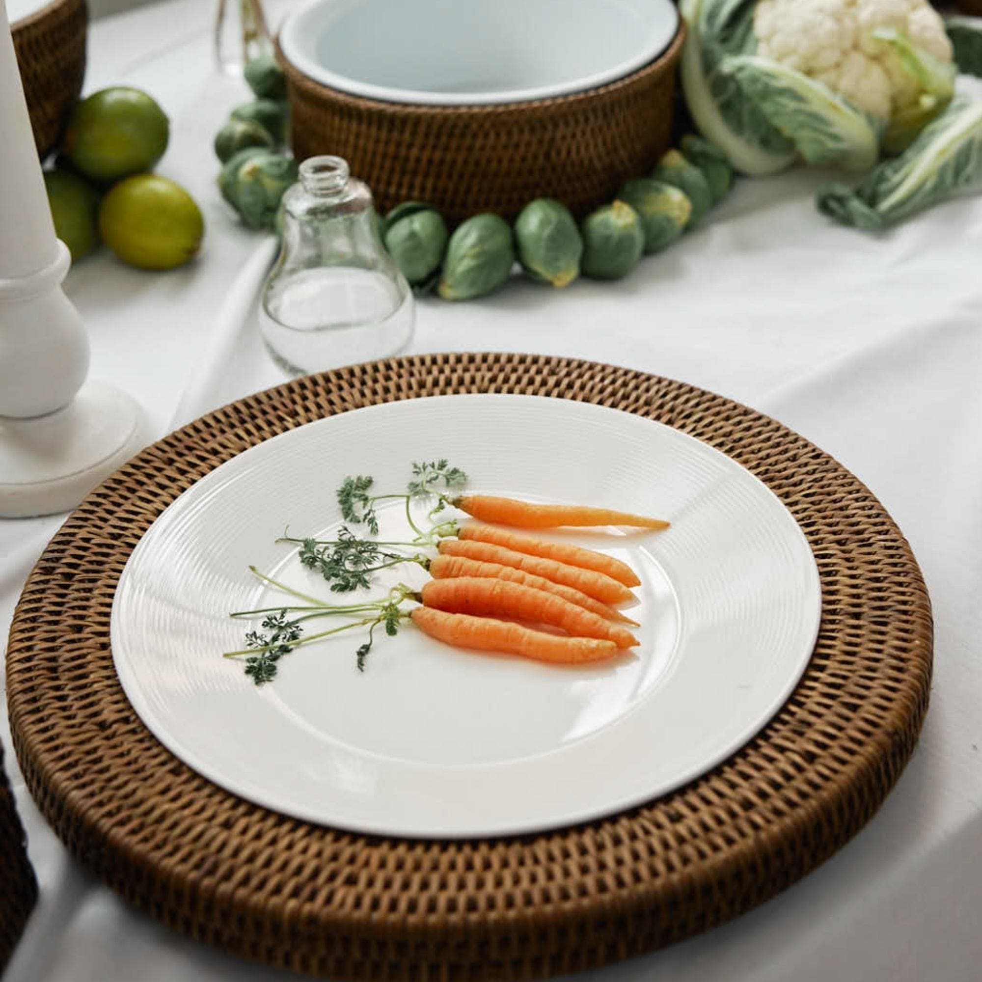 Elevated Rattan Placemat