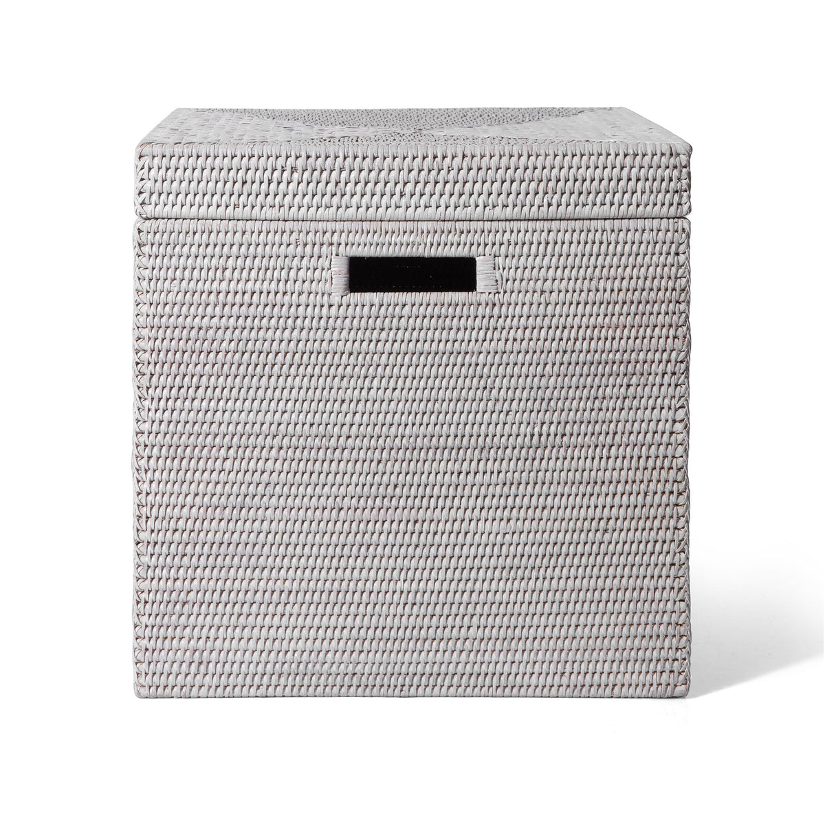 Square Rattan Side Table