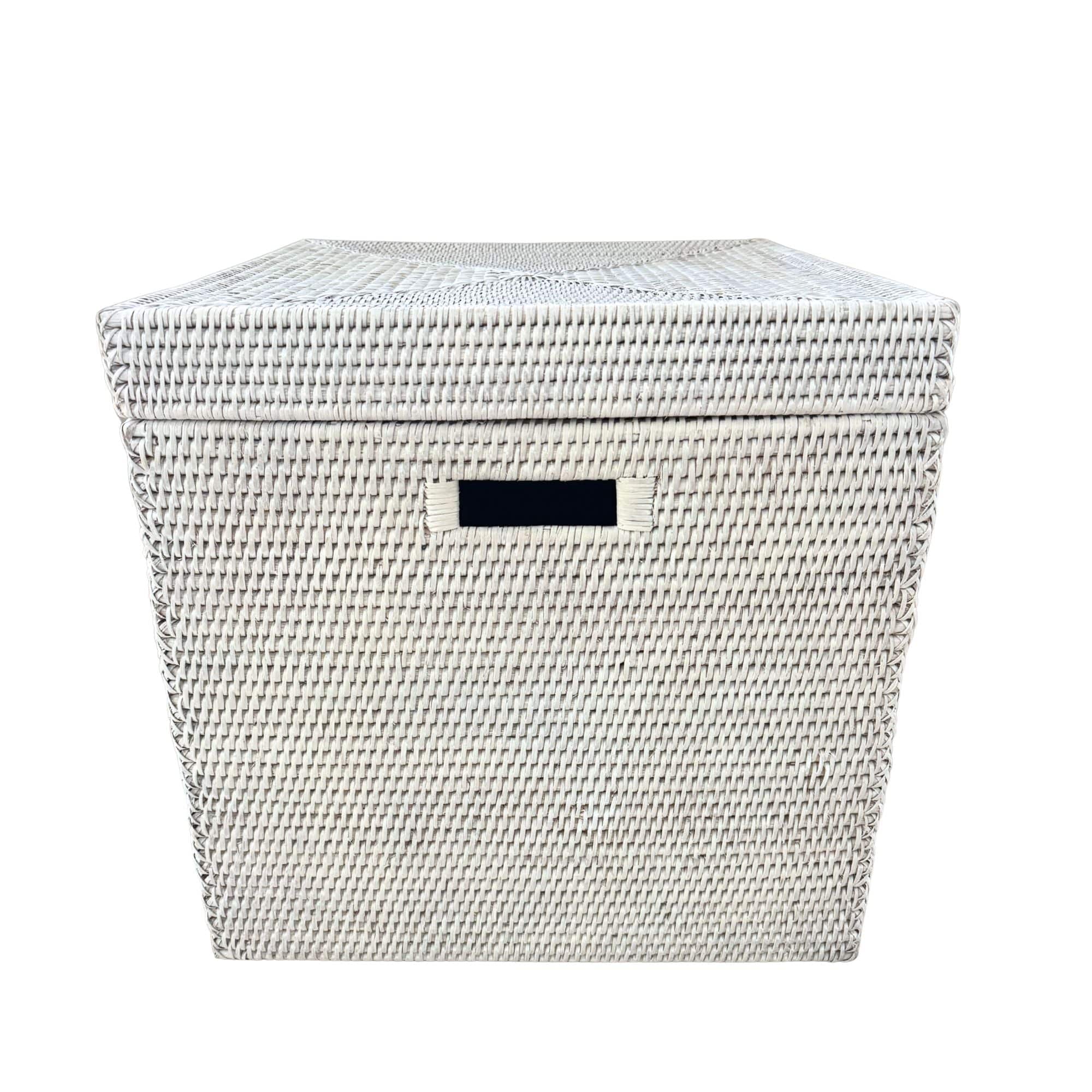 Square Rattan Side Table