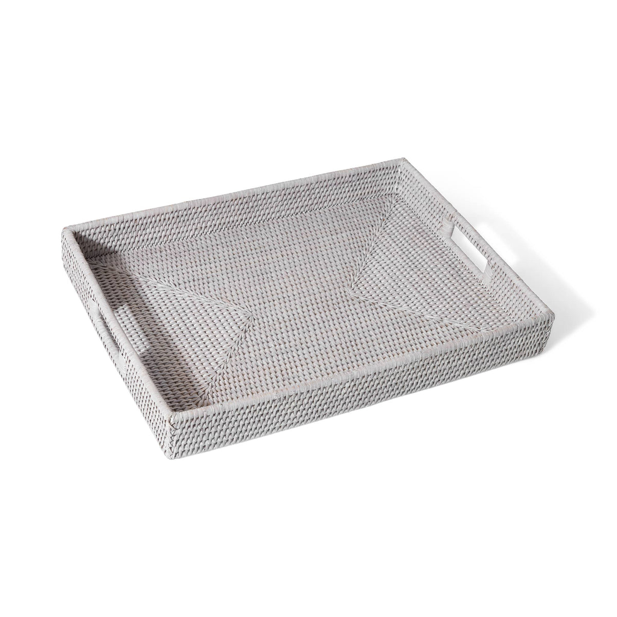 Rectangular Rattan Serving Tray