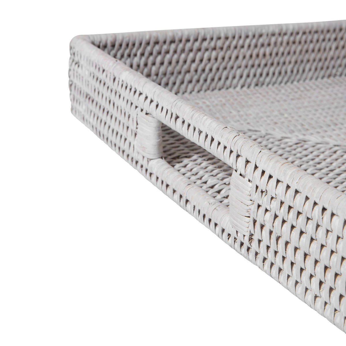 Rectangular Rattan Serving Tray