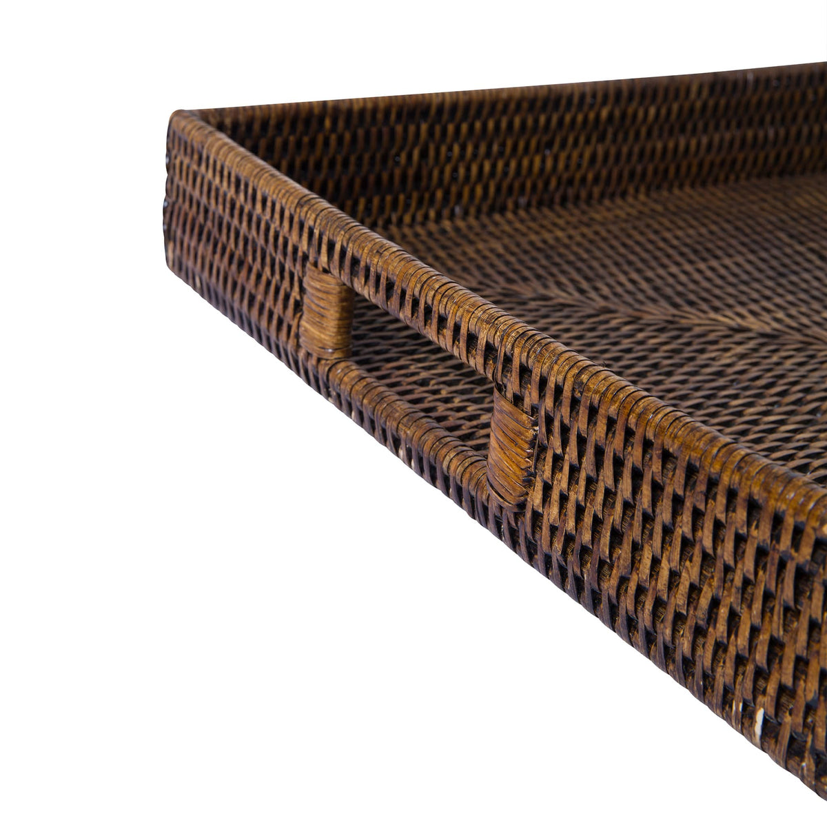 Rectangular Rattan Serving Tray