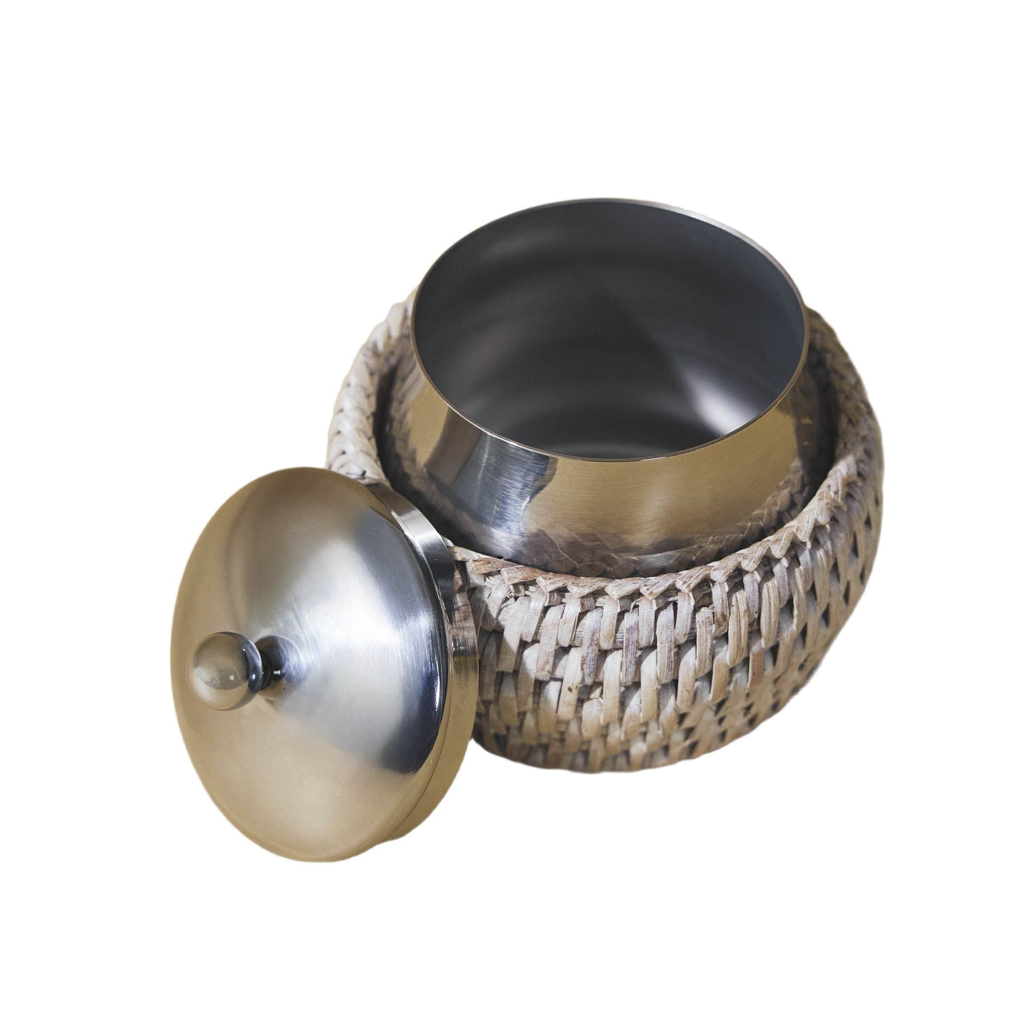 Beyaz Rattan Baharatlık