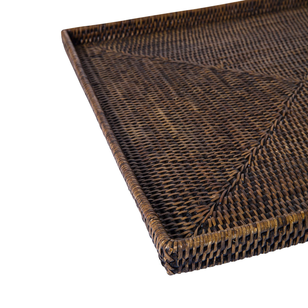 Kare Rattan Masa Tepsisi
