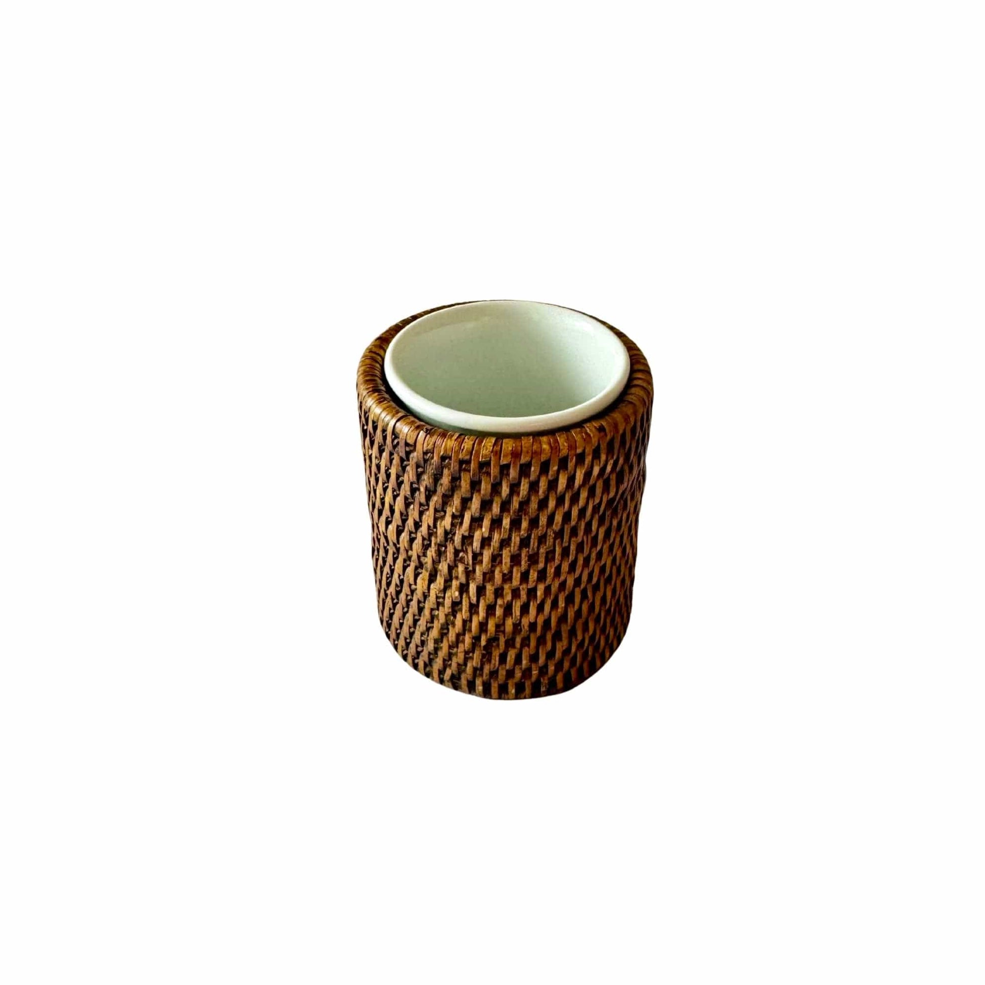 Bal Kahverengi Rattan Diş Fırçalık