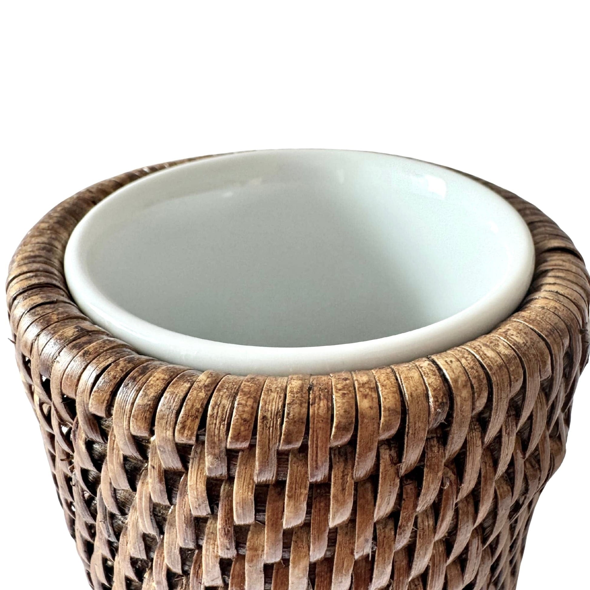 Kahverengi Rattan Diş Fırçalık