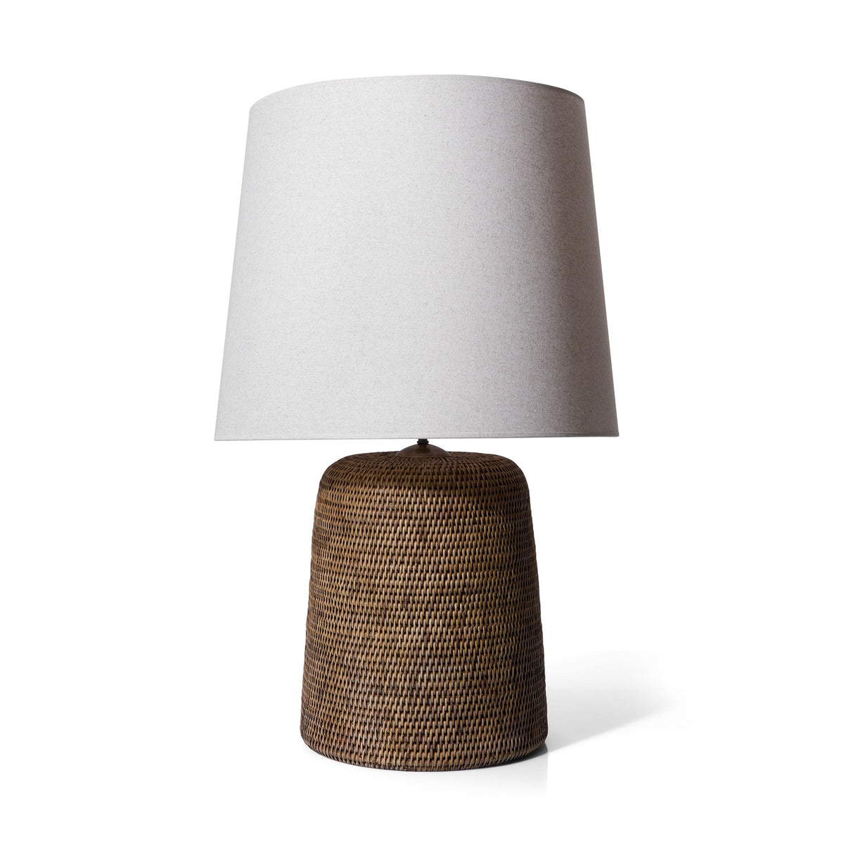 Large Rattan Table Lamp
