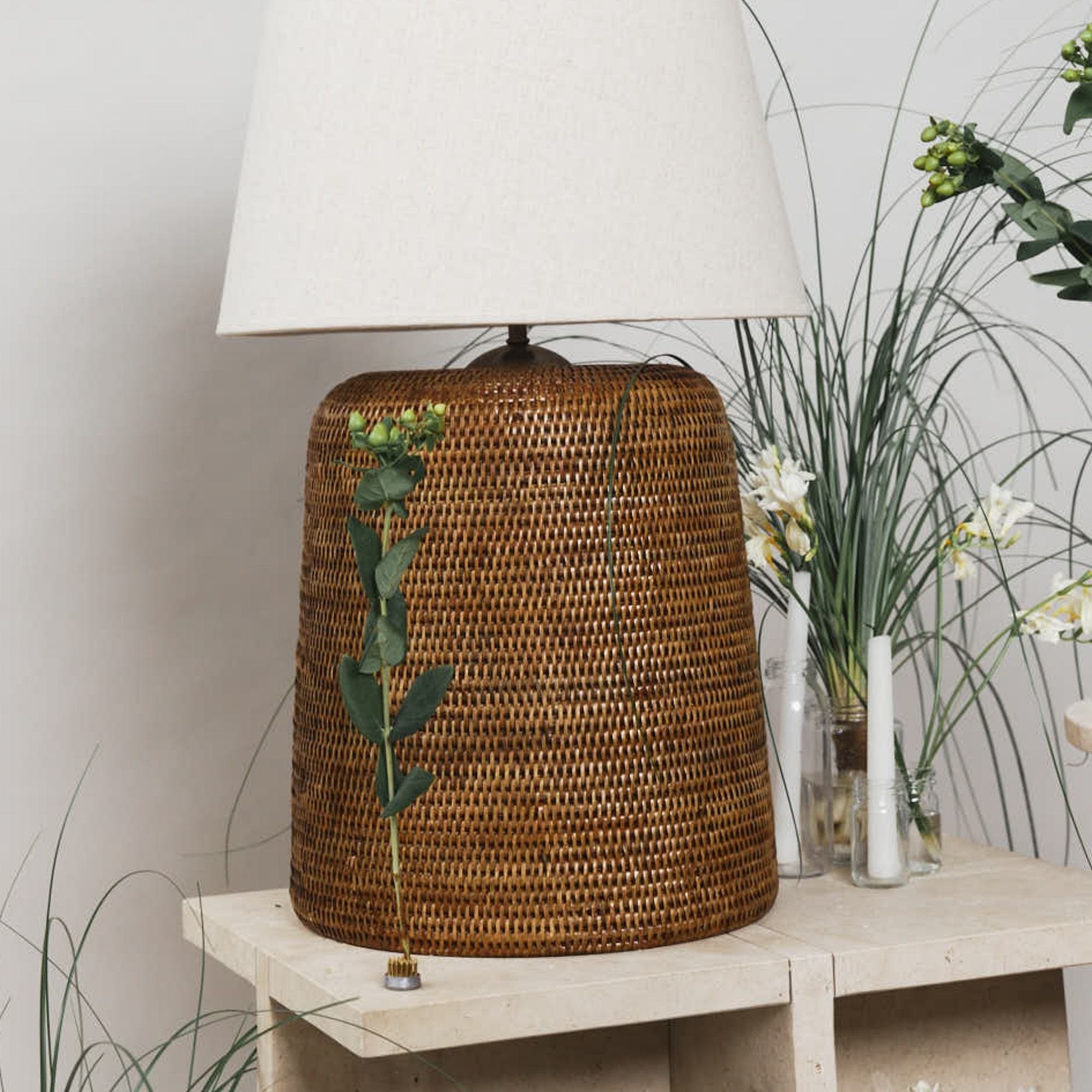 Rattan Table Lamp