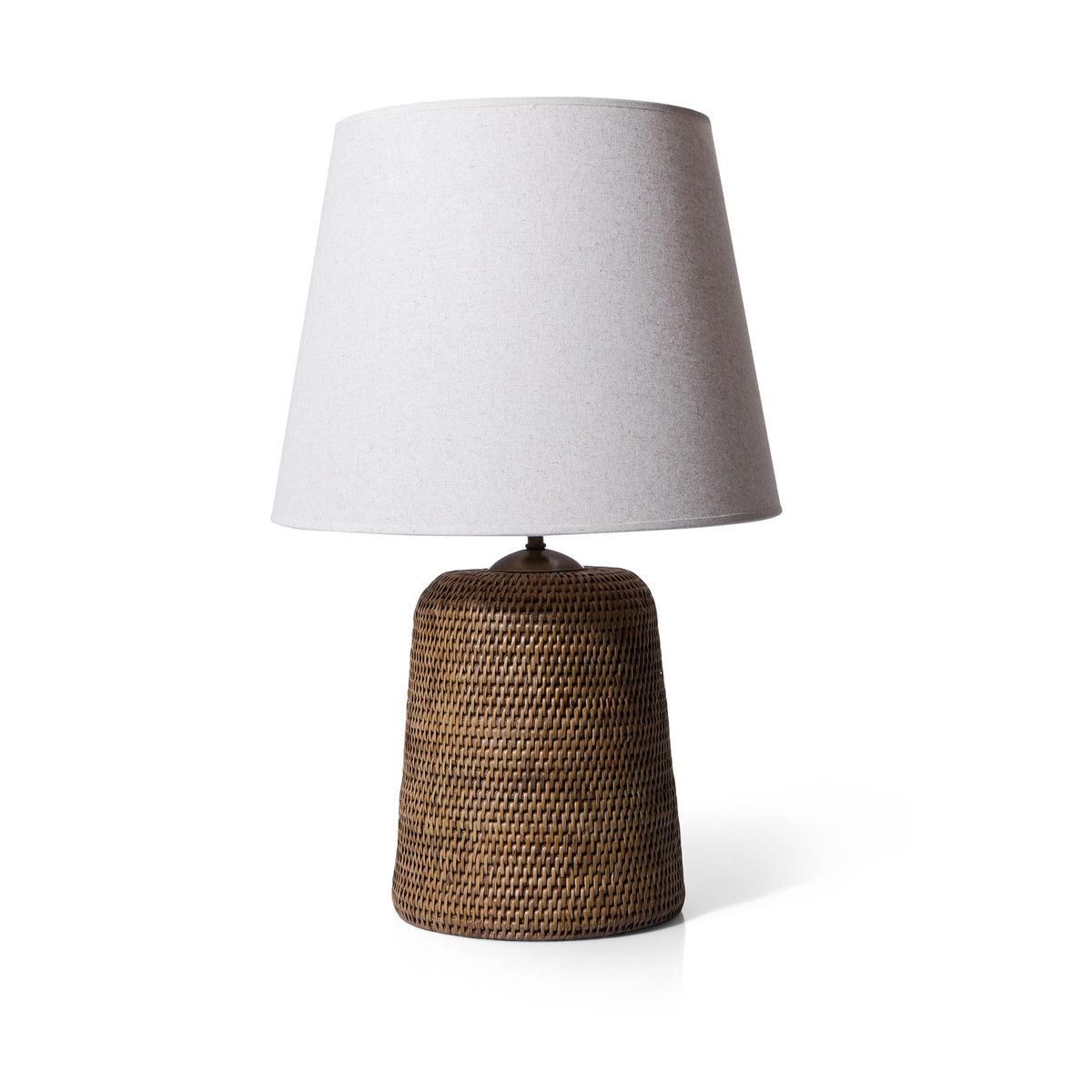 Küçük Rattan Masa Lambası