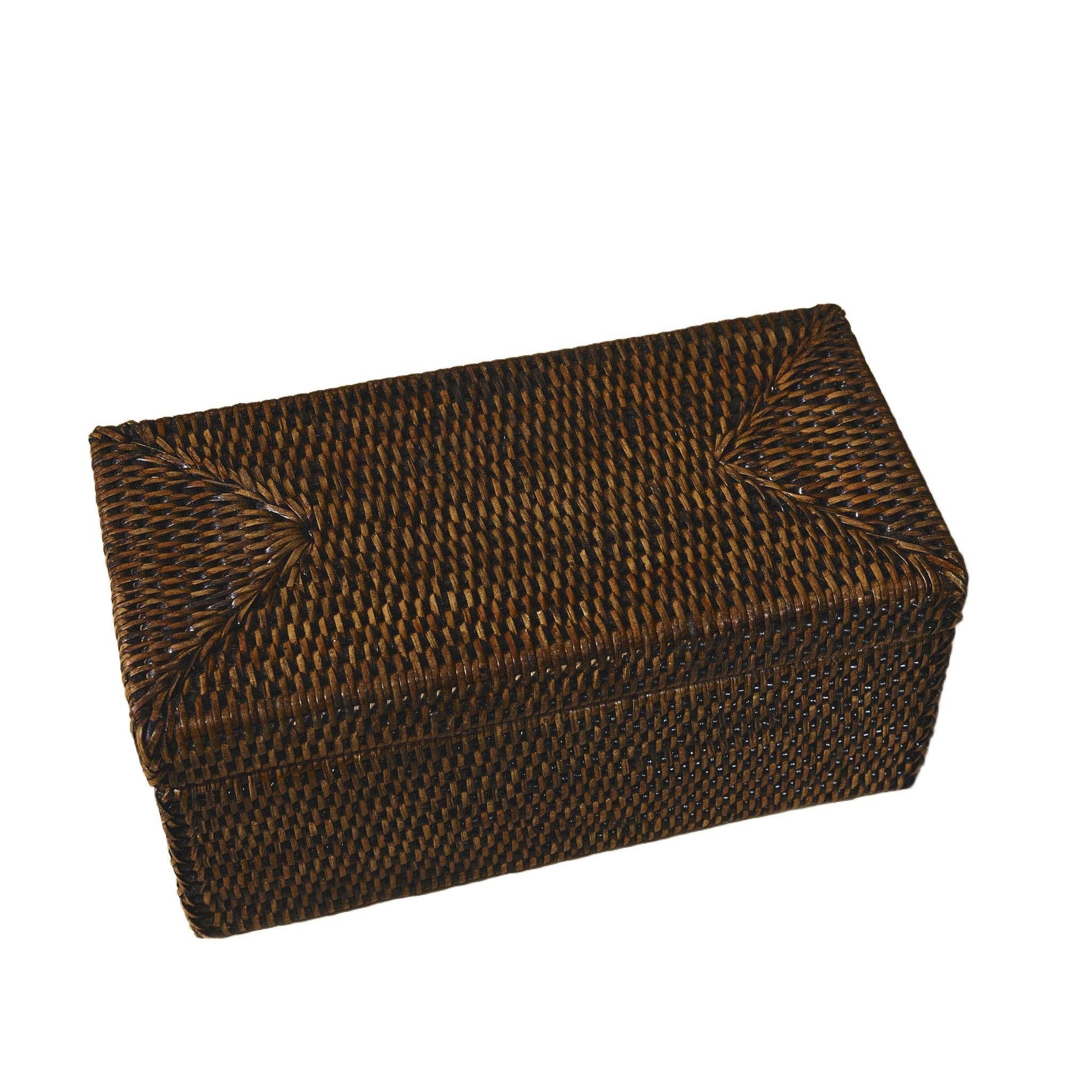 Kapaklı Rattan Saklama Kutusu