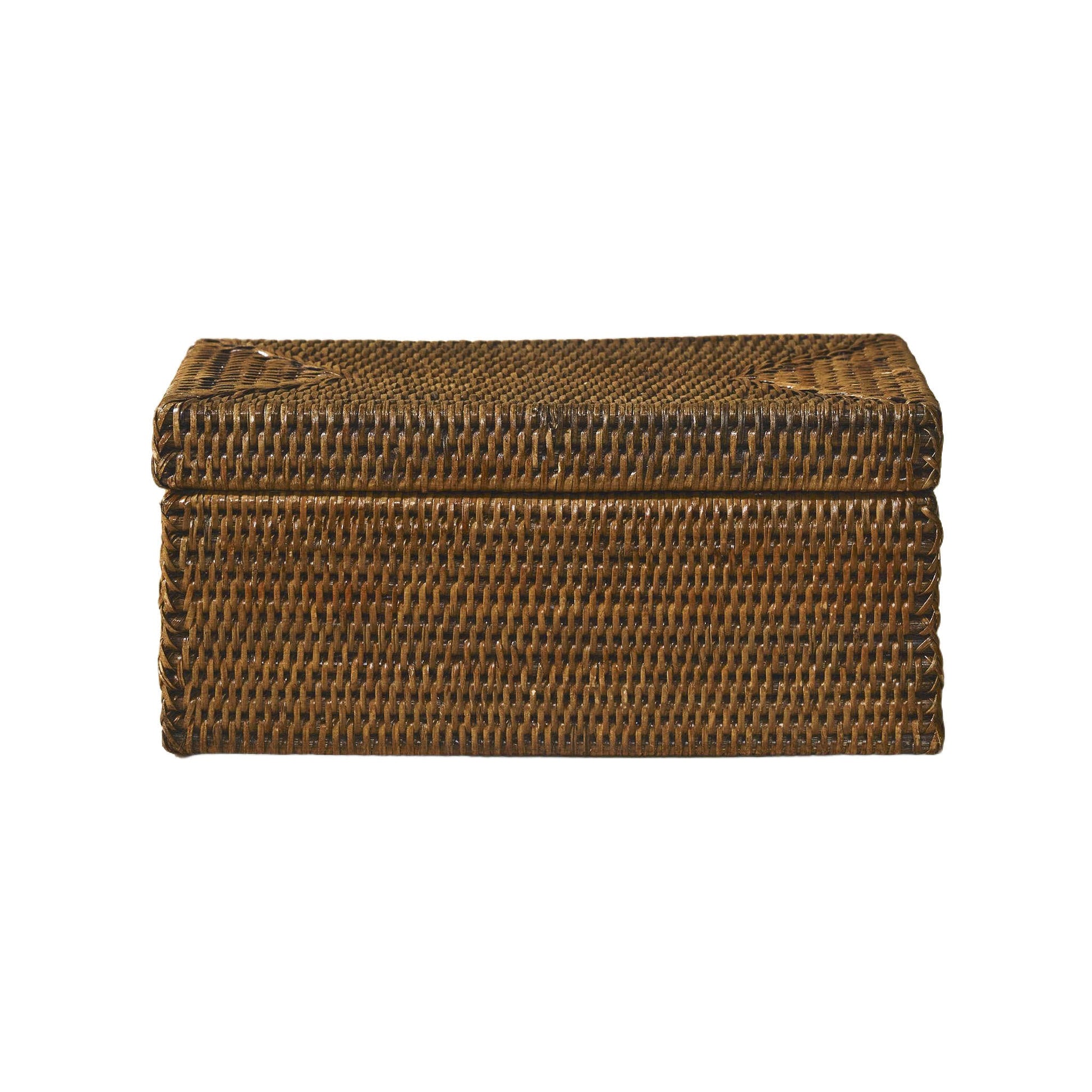 Kapaklı Rattan Saklama Kutusu