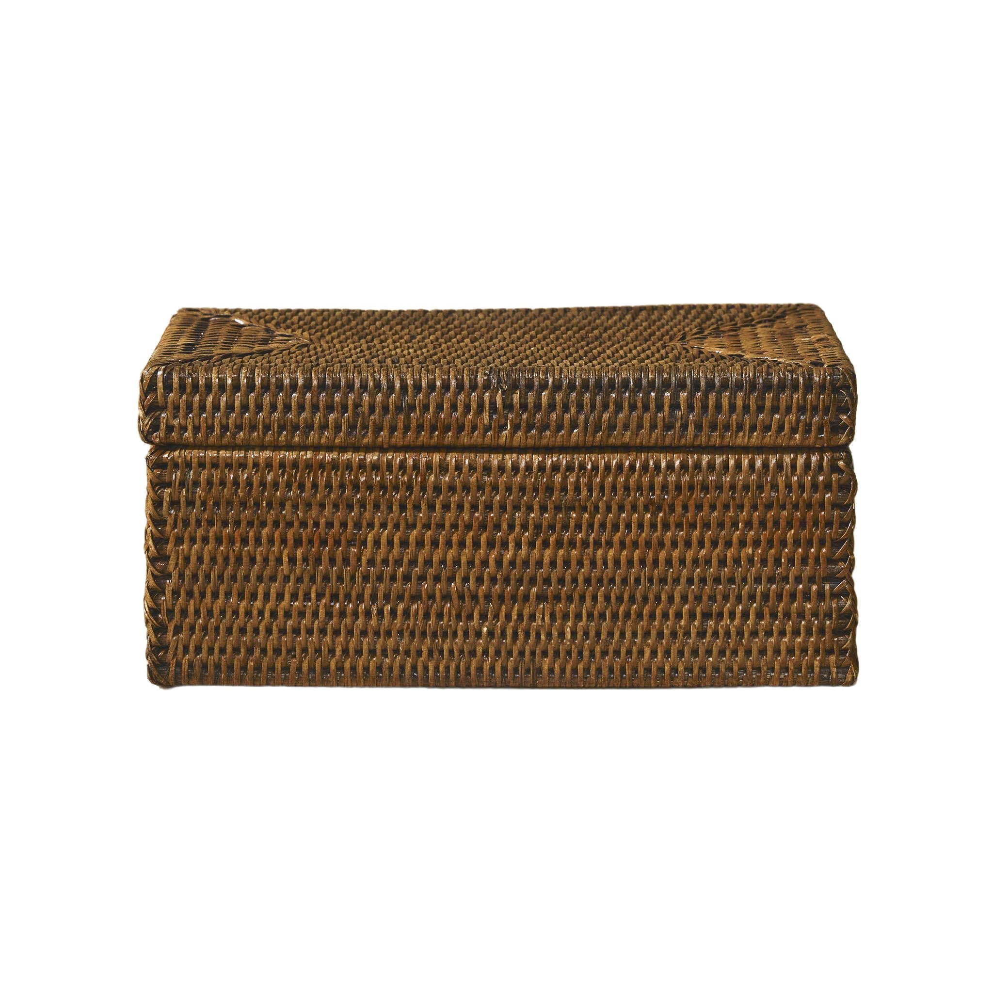 Kapaklı Rattan Saklama Kutusu
