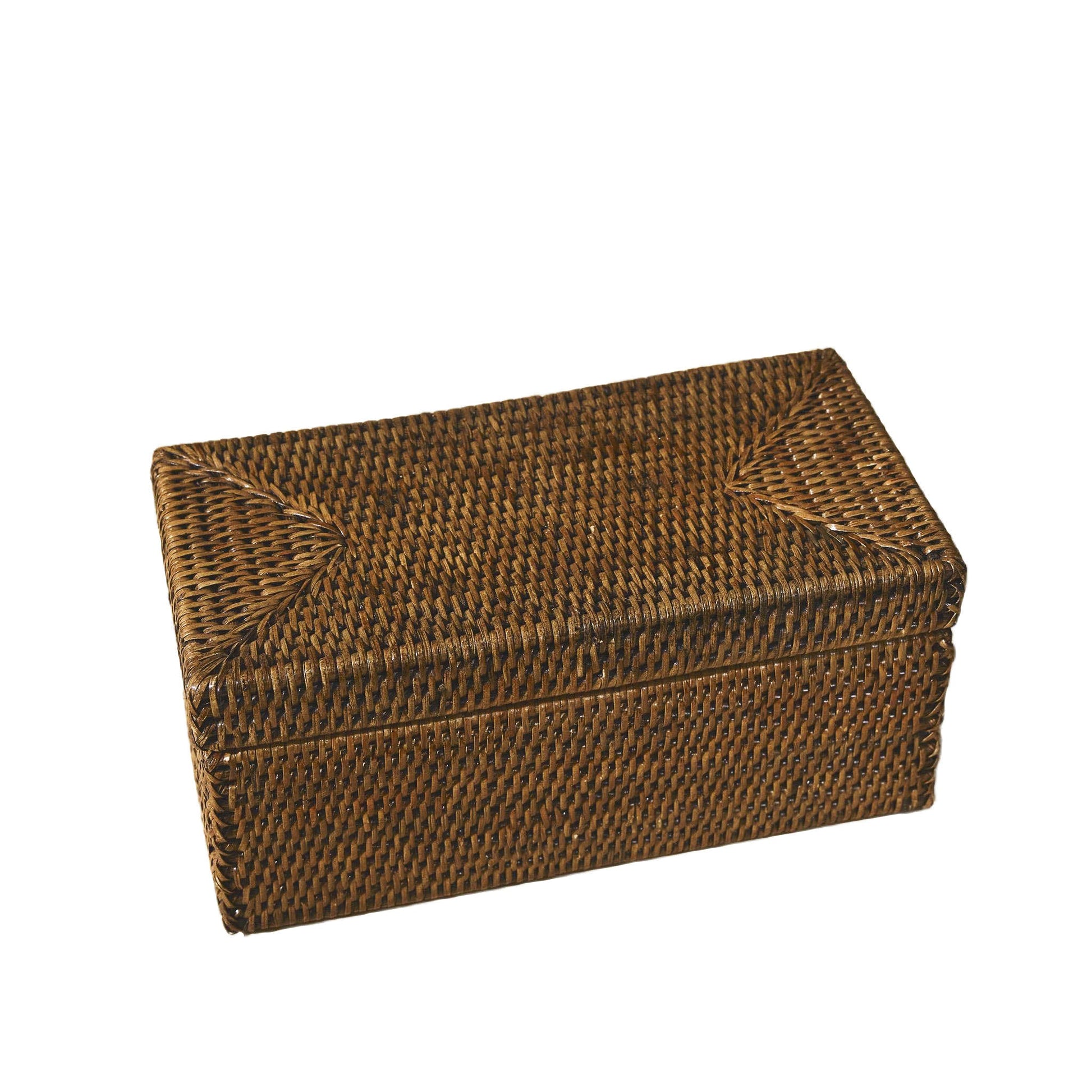 Kapaklı Rattan Saklama Kutusu