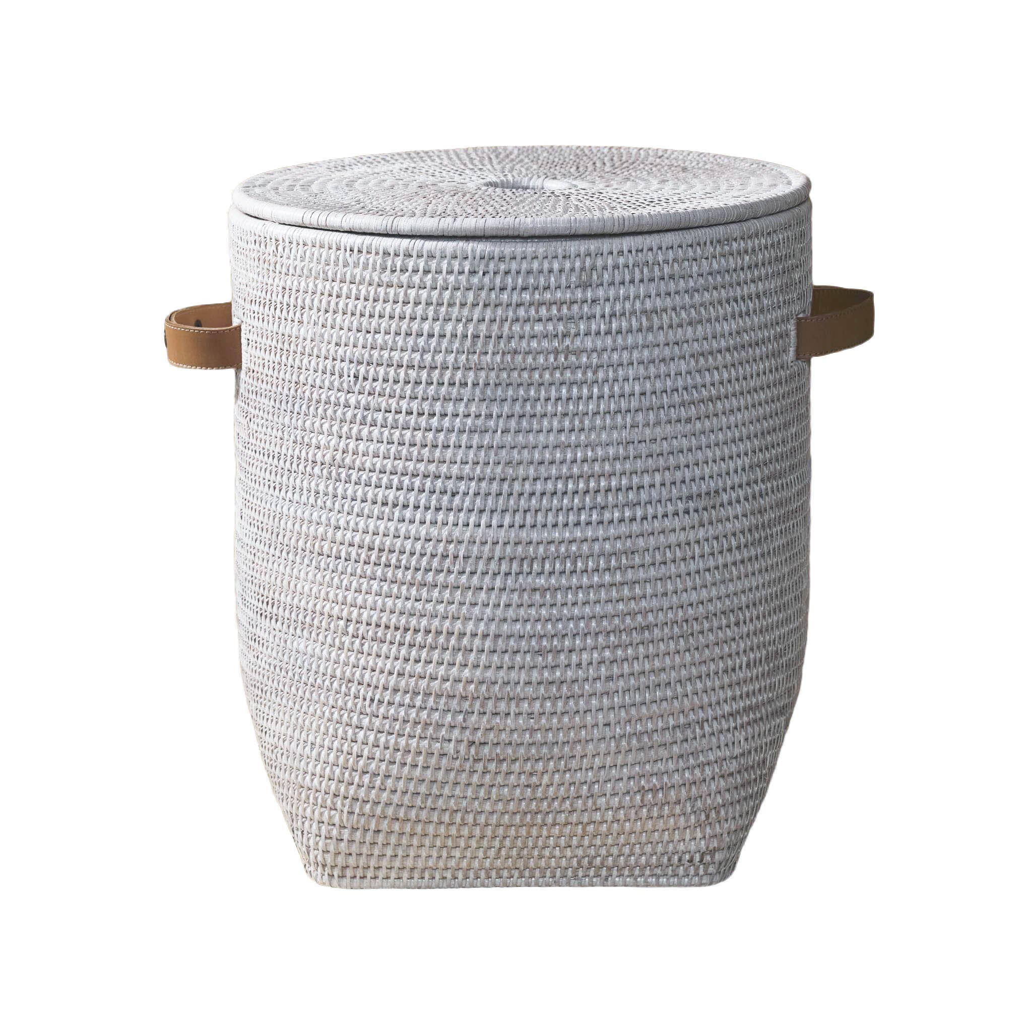 Uzun Kapaklı Rattan Sepet