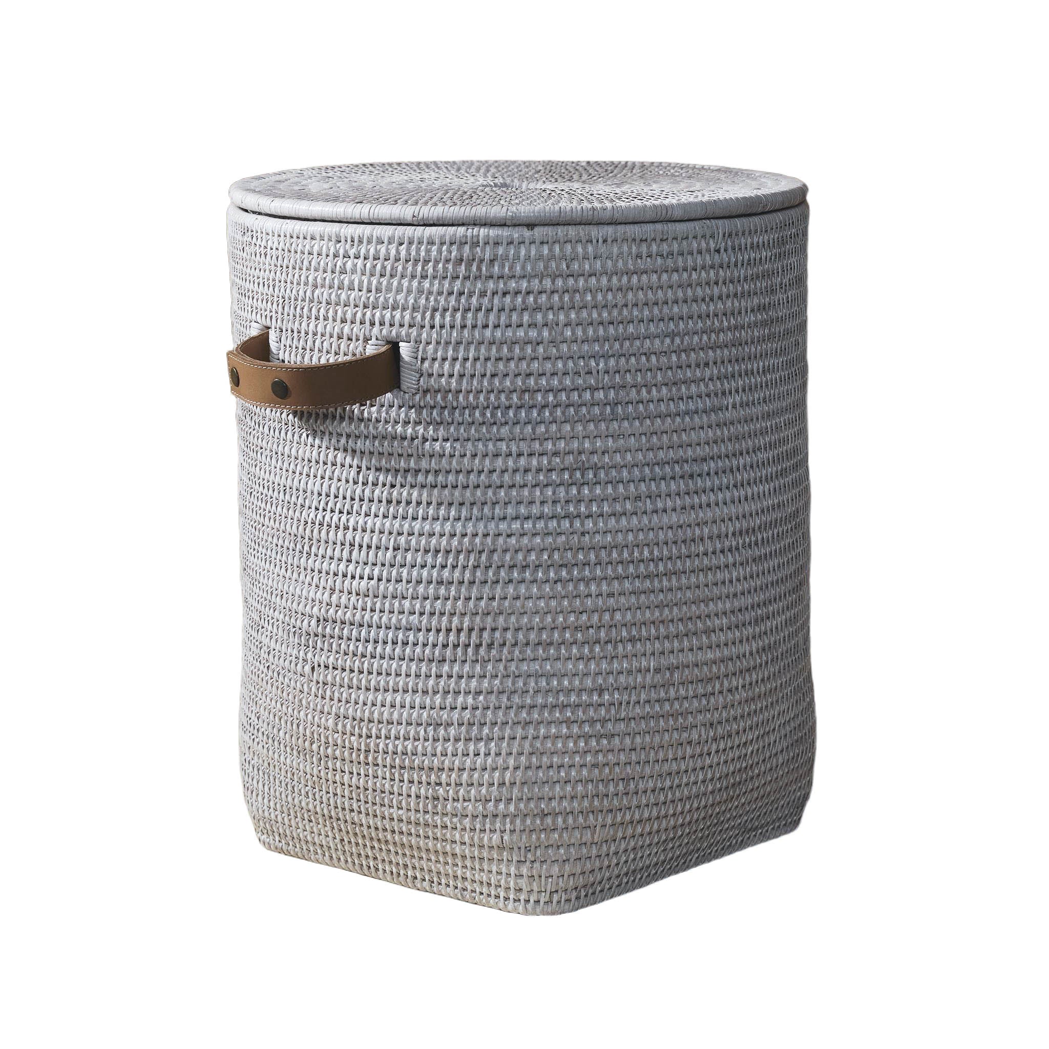 Uzun Kapaklı Rattan Sepet