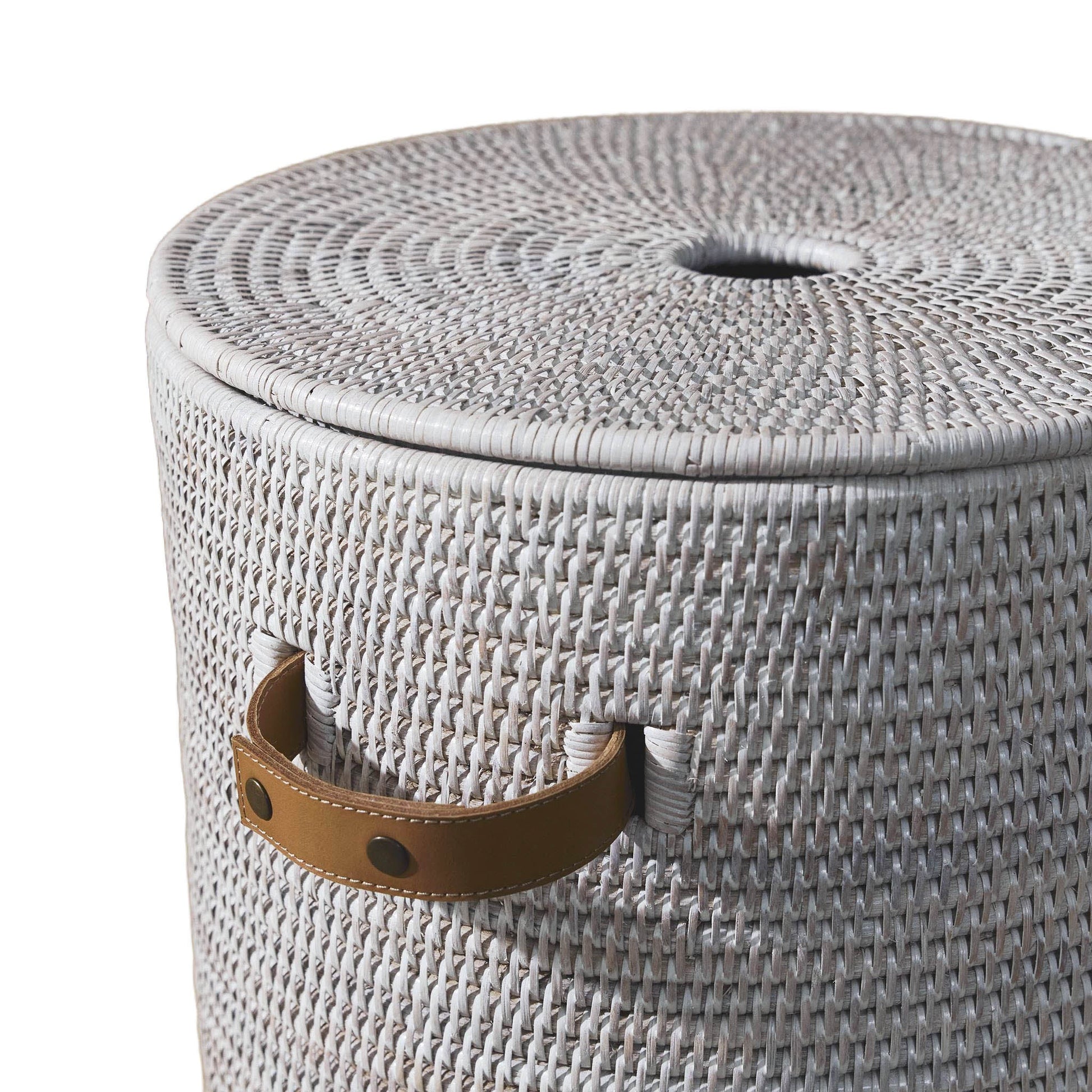 Uzun Kapaklı Rattan Sepet