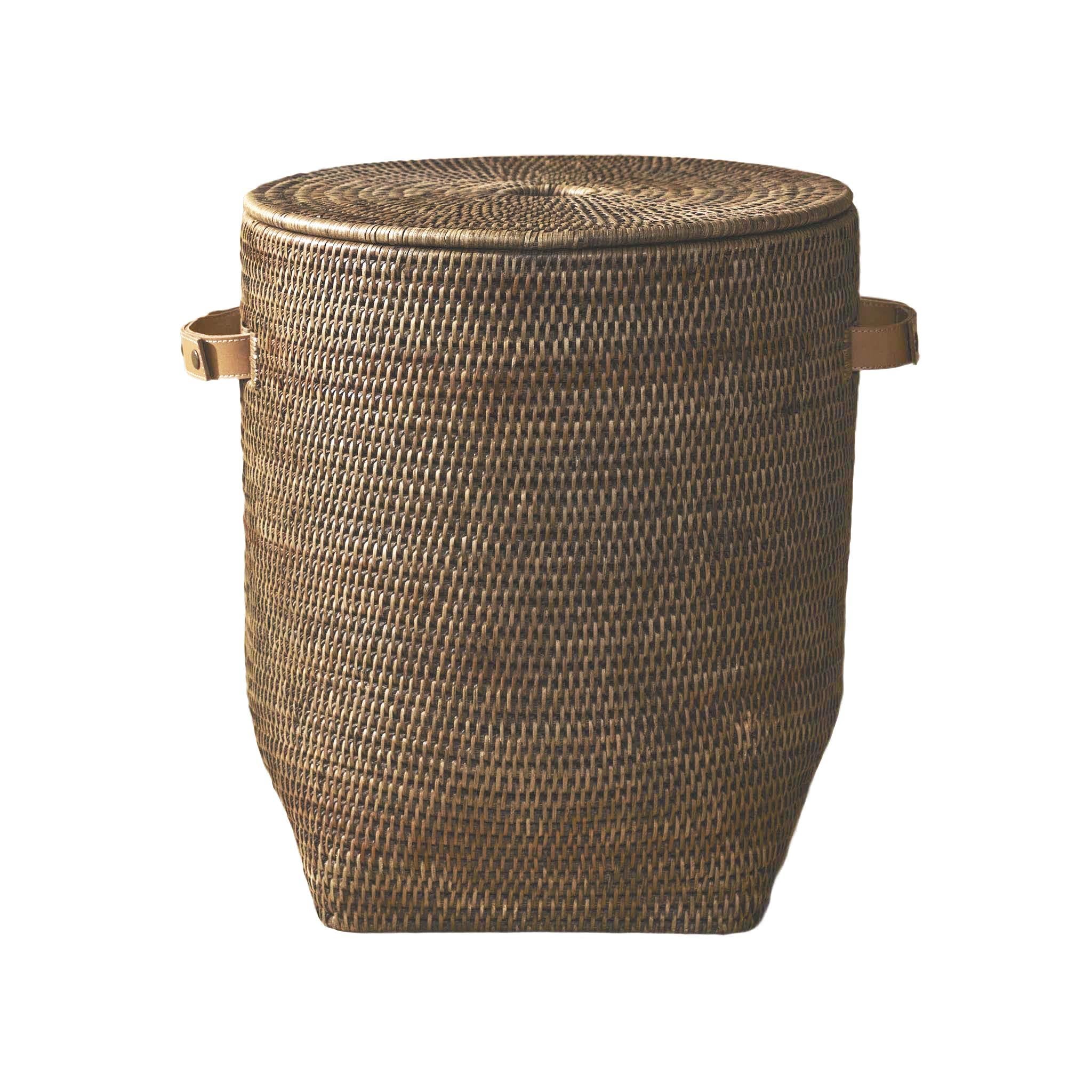 Uzun Kapaklı Rattan Sepet