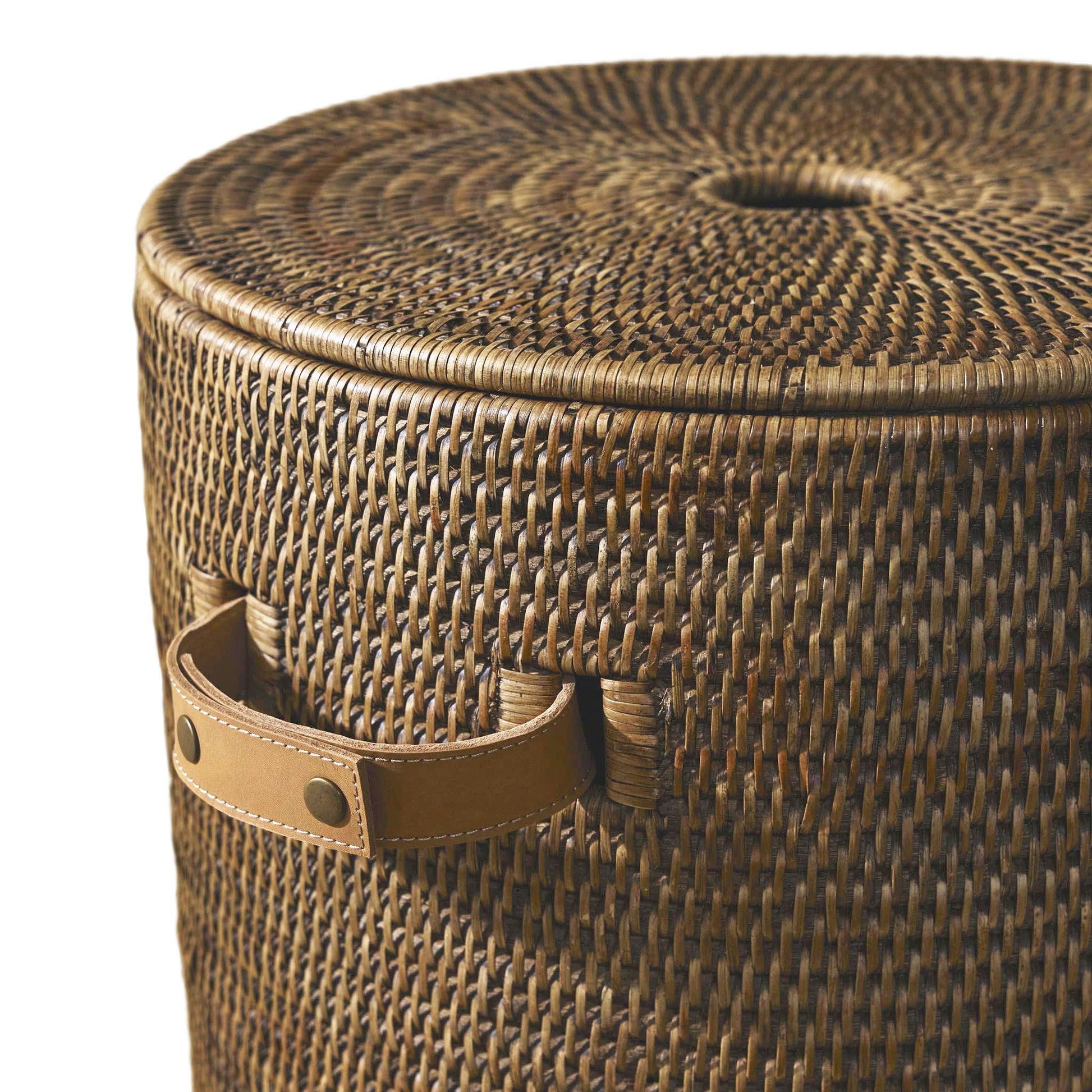Uzun Kapaklı Rattan Sepet
