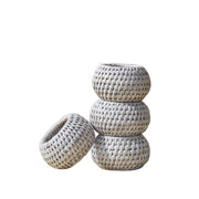 Kalın Rattan Peçete Halkası (4'lü Set)