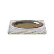 Rattan Oval Anahtarlık Tabağı