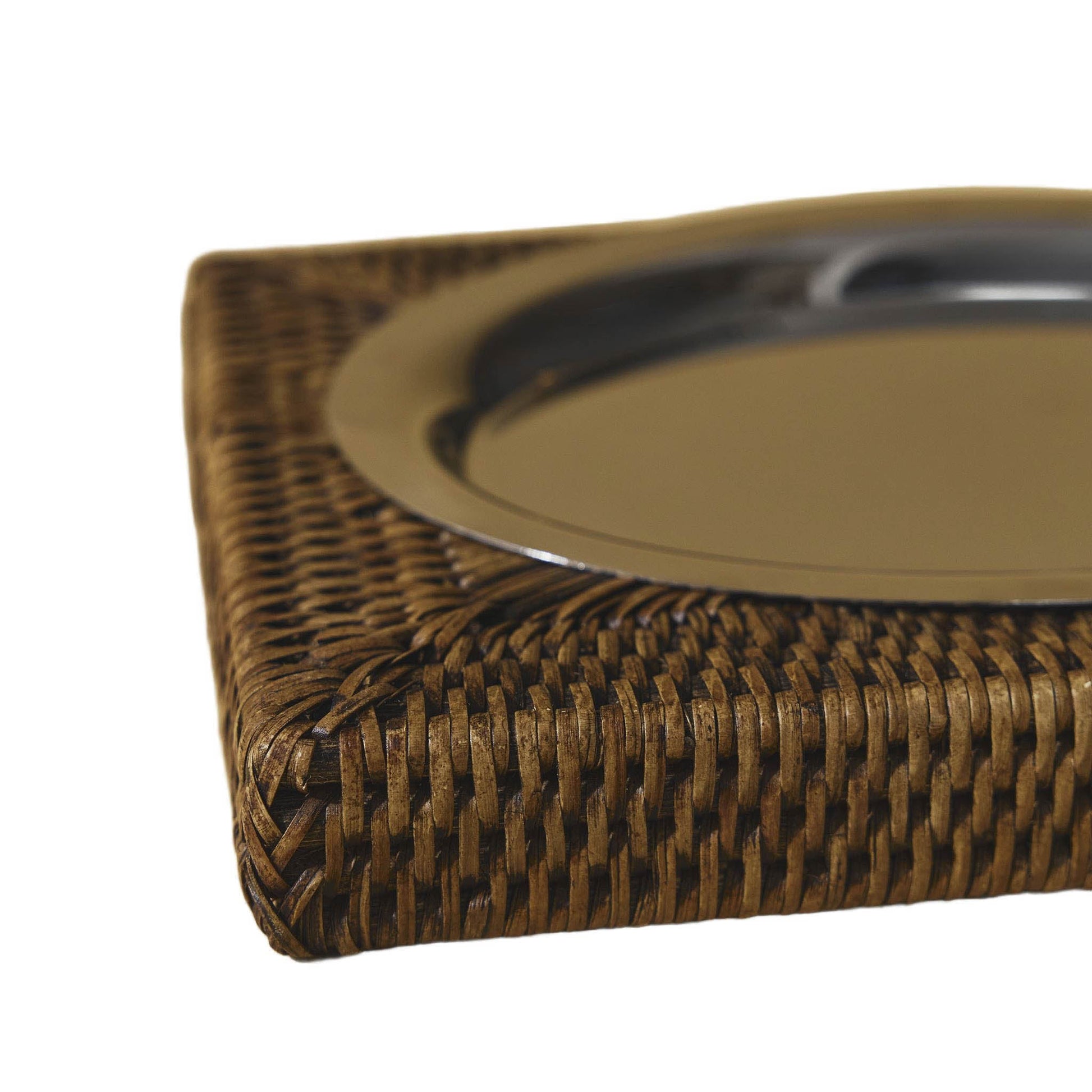 Rattan Oval Anahtarlık Tabağı