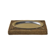 Rattan Oval Anahtarlık Tabağı