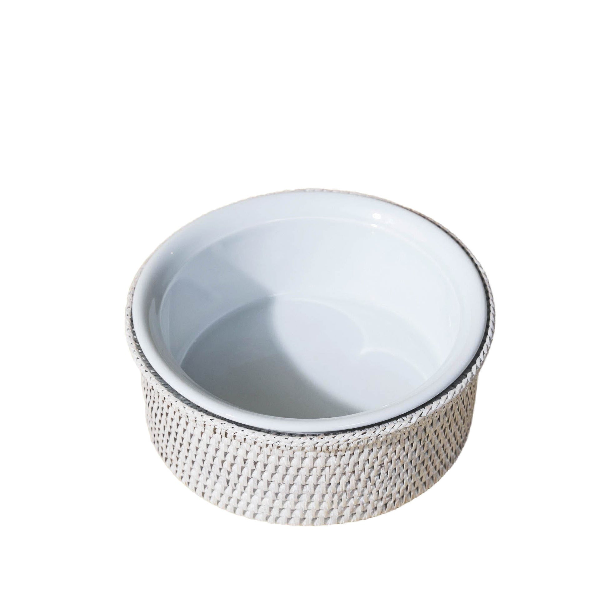Kapaklı Yuvarlak Rattan Fırın Kabı
